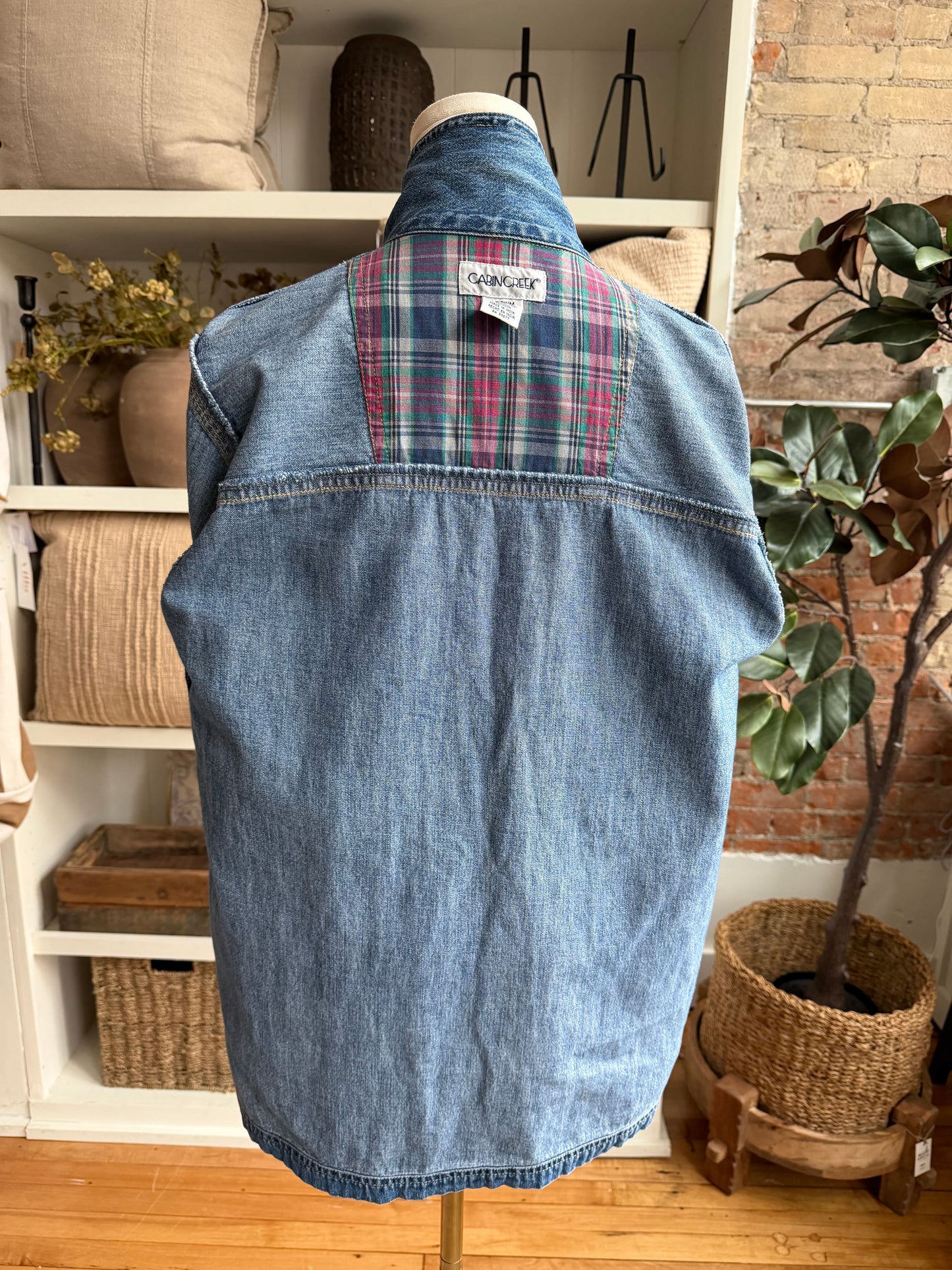 90s Cabin Creek light weight denim chore coat