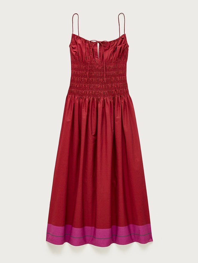 JCrew Reverie color block cotton dress. Size M Tall. NWT