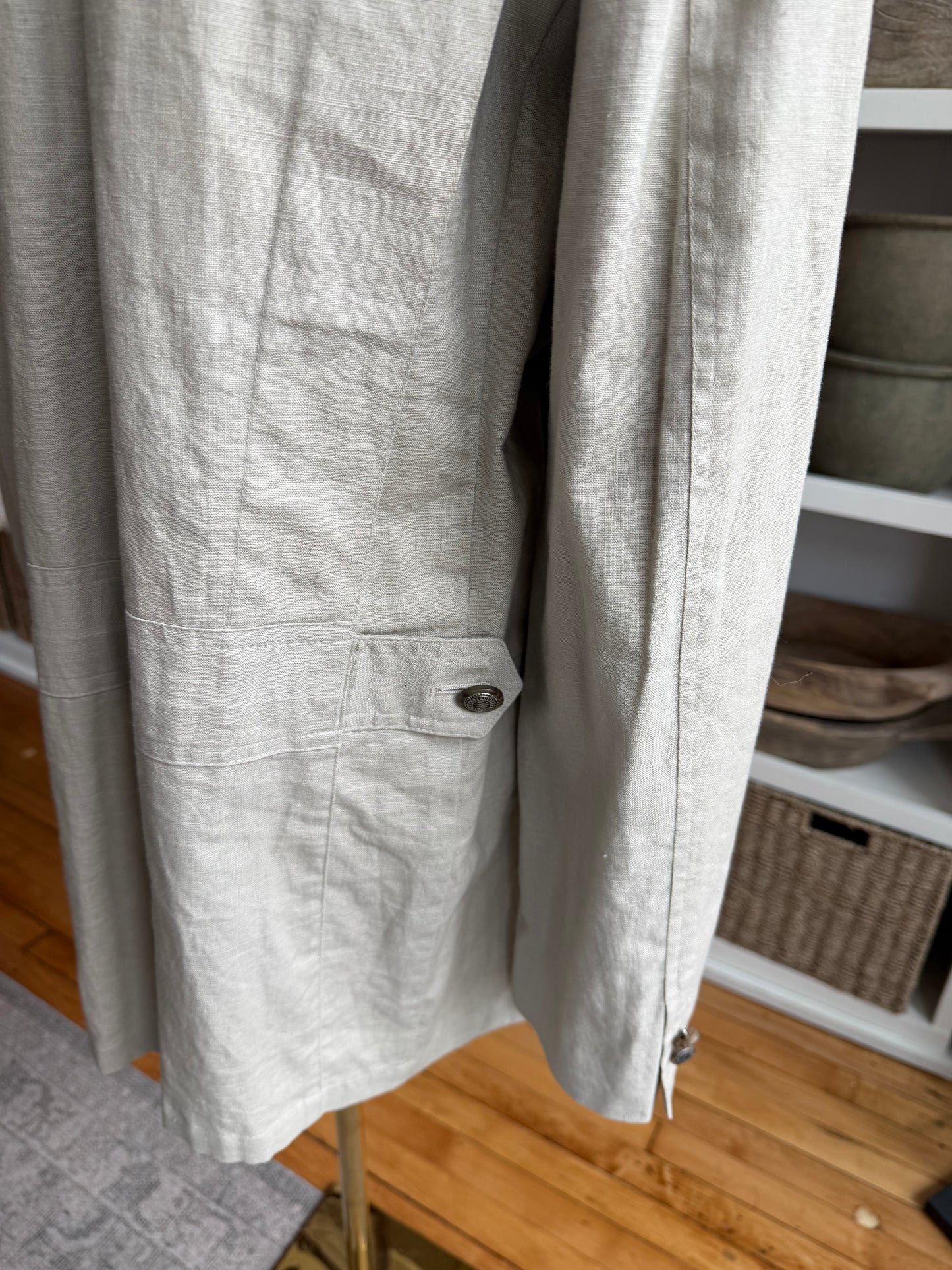 90s Gant Salty Dog linen blend blazer. Made in Korea