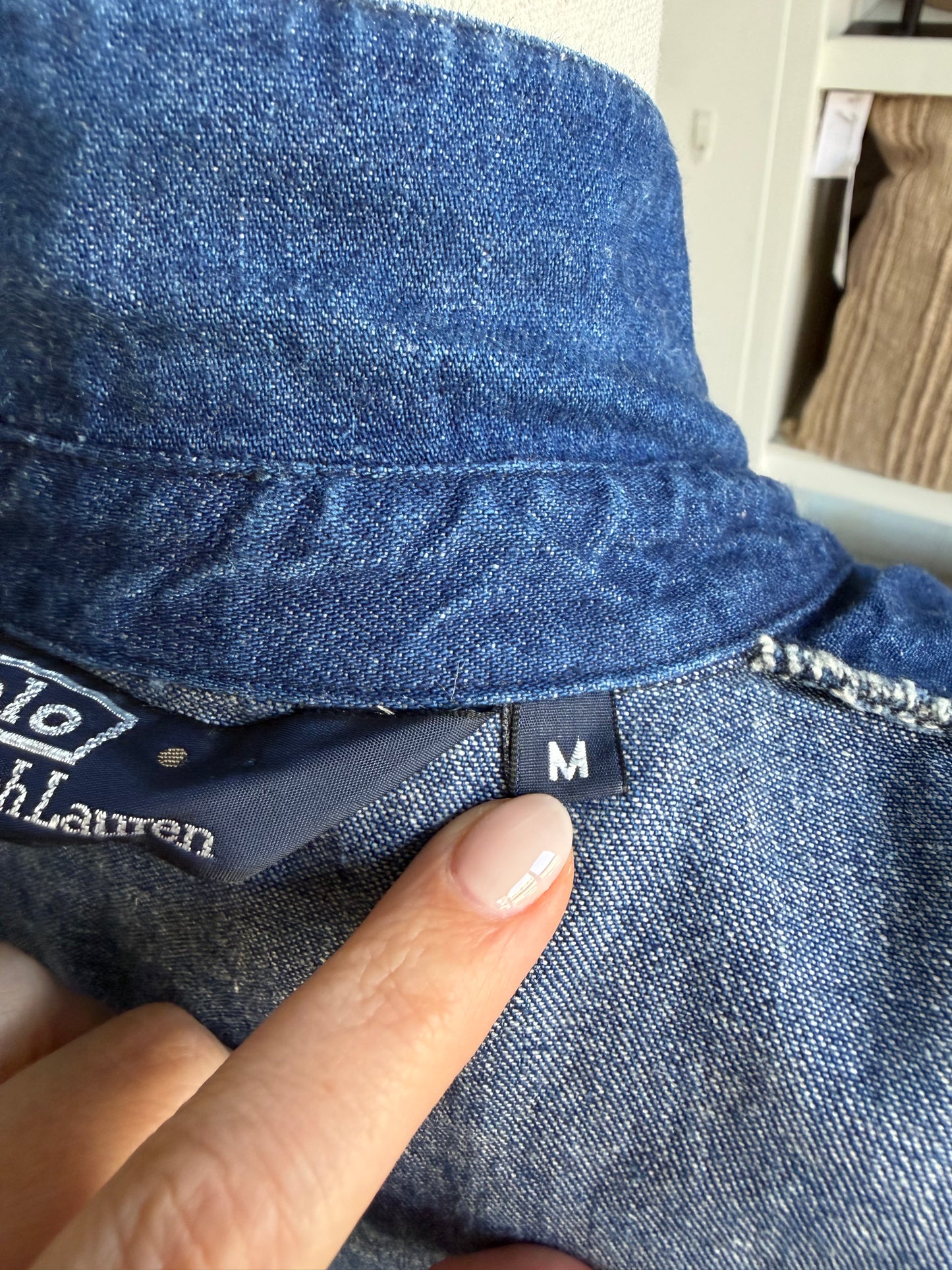 90s Polo Ralph Lauren denim bomber