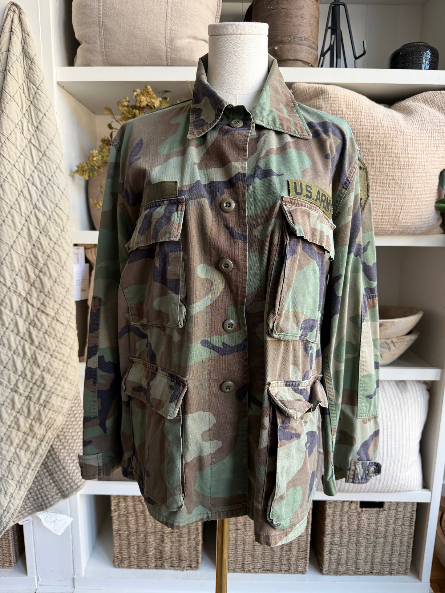 Vintage army fatigue jacket