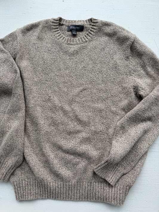 90s Croft and Barrow marled cotton sweater. Made in Hong Kong