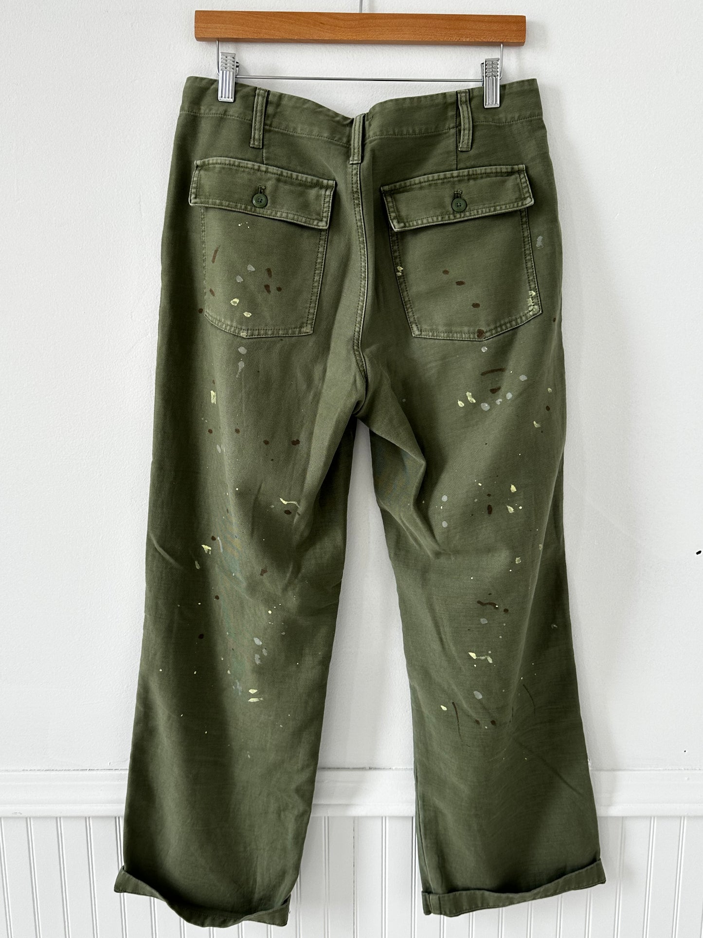JCrew Foundry paint splatter pants