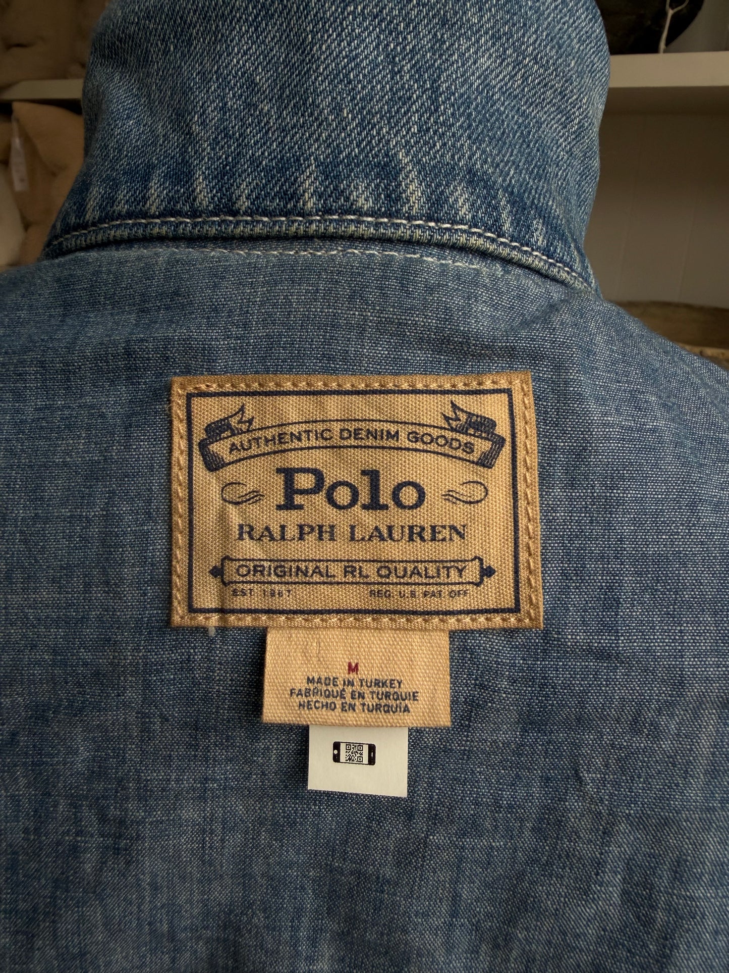 Polo Ralph Lauren quilted denim jacket