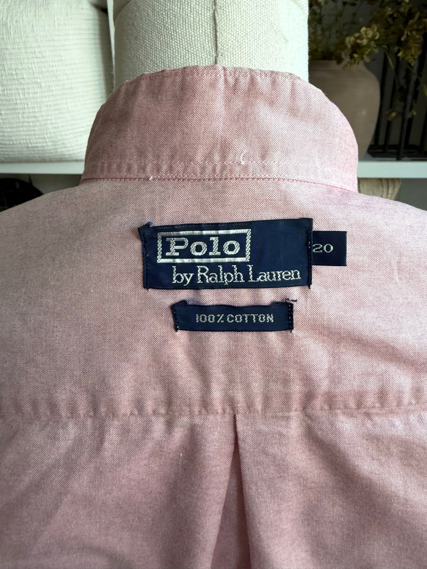 90s Polo Ralph Lauren pick poplin button down