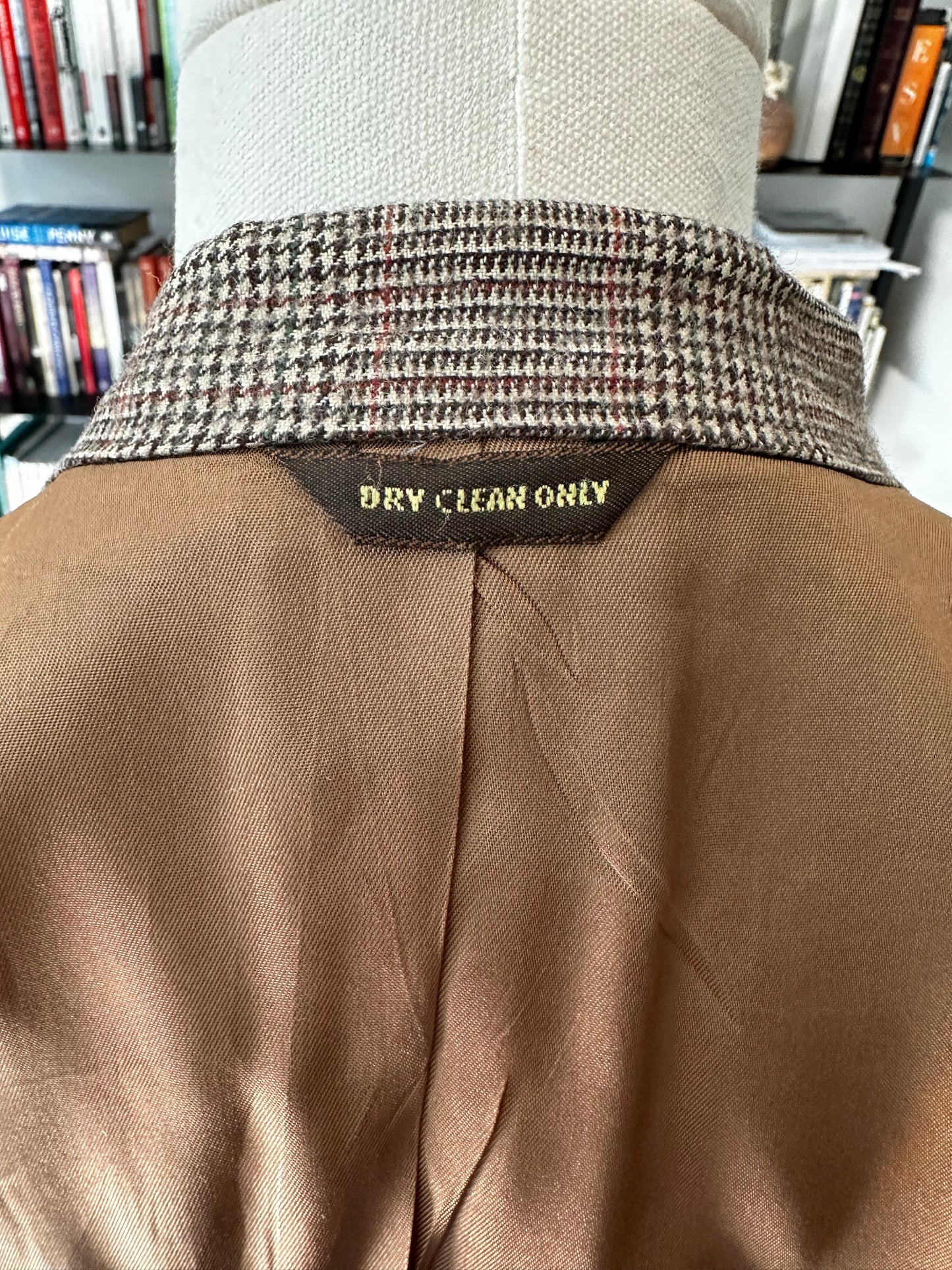 70s/80s Cartier Collection by Botany 500 wool tweed blazer. Made in the USA