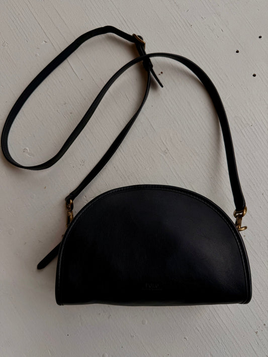 Polo Ralph Lauren black leather crossbody
