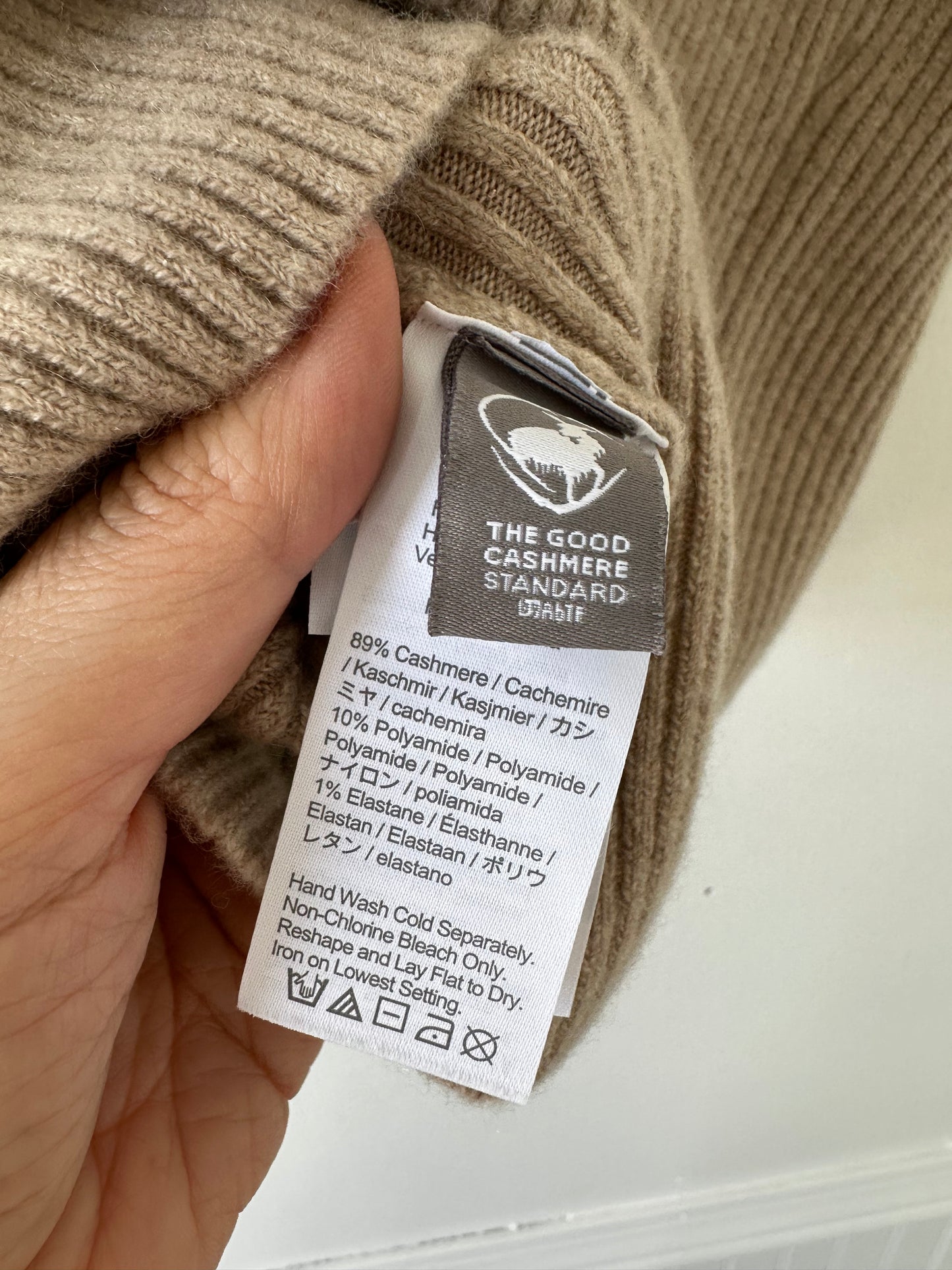 JCrew cashmere cropped tank. Size medium