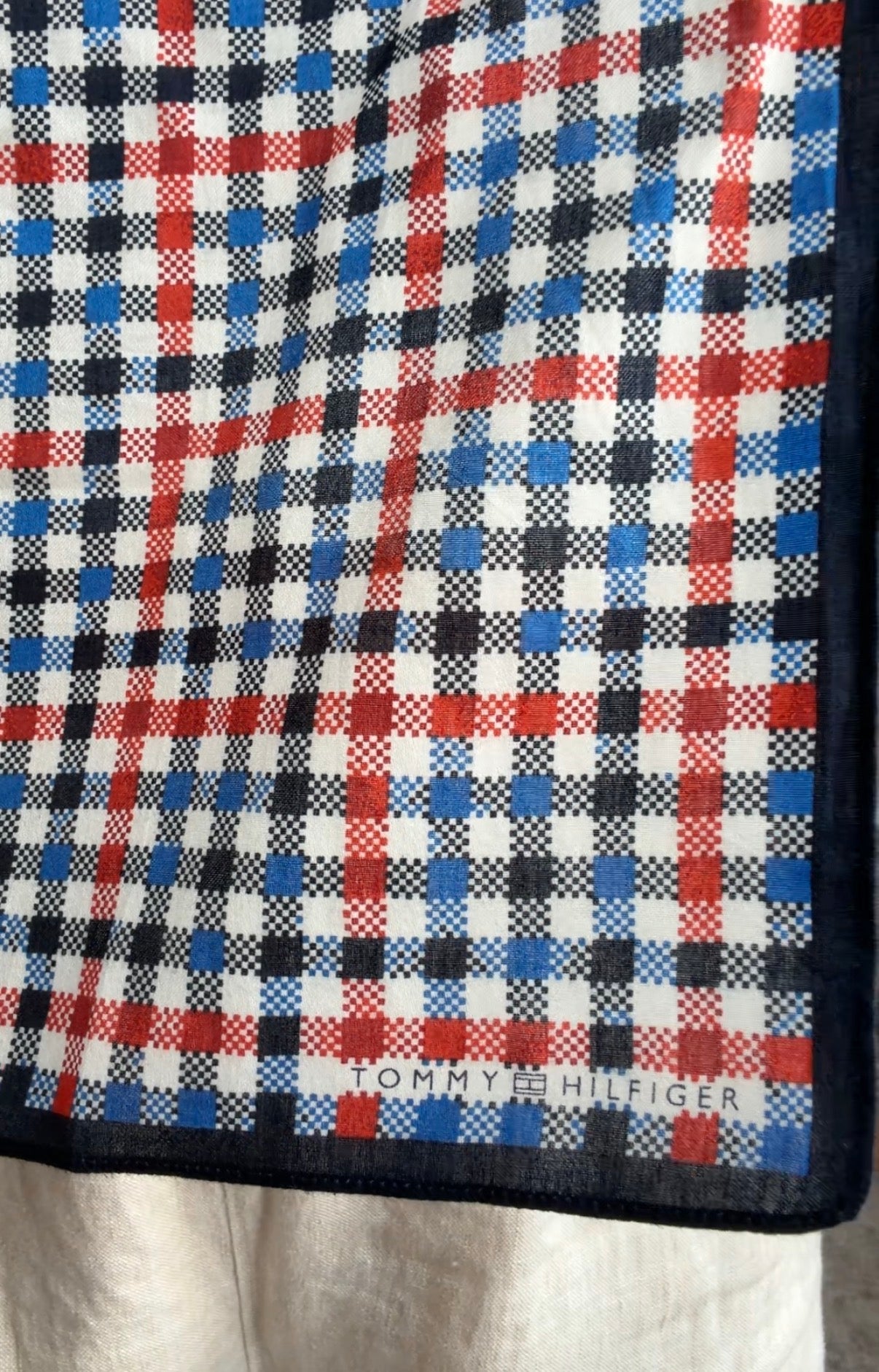 #1 Vintage Tommy Hilfiger cotton scarf