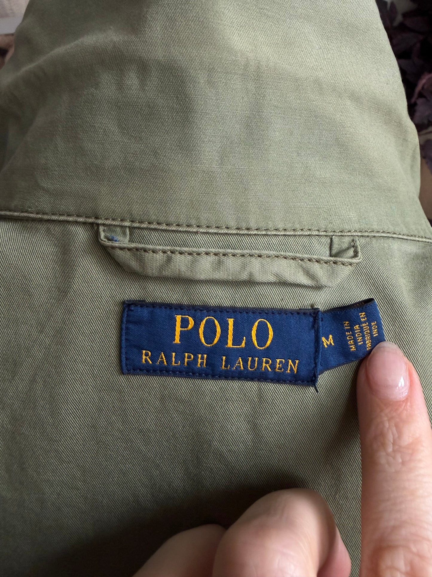 00s Polo Ralph Lauren military jacket with beaded embroidery. Fits XXS-S