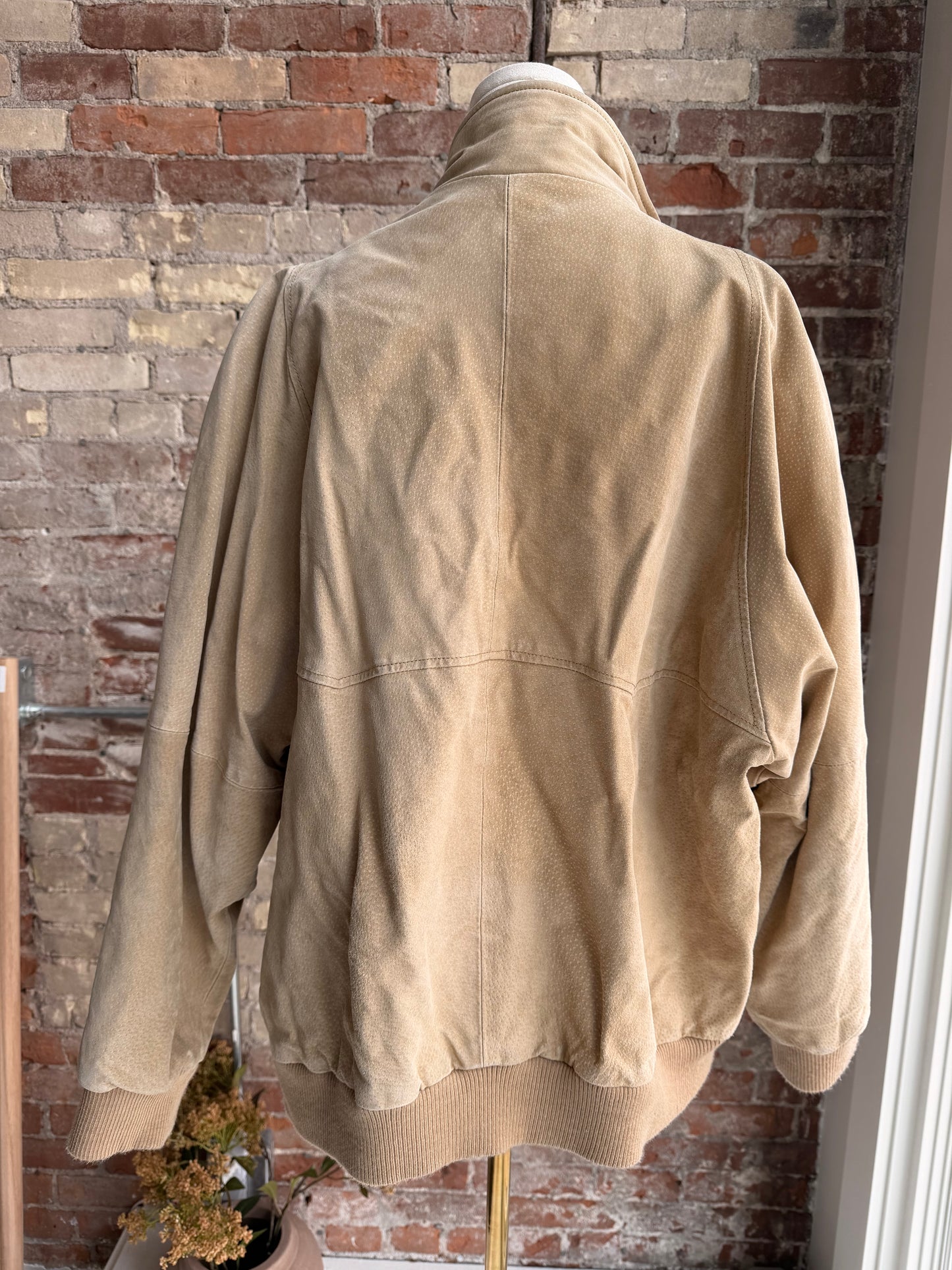 90s Duke suede bomber