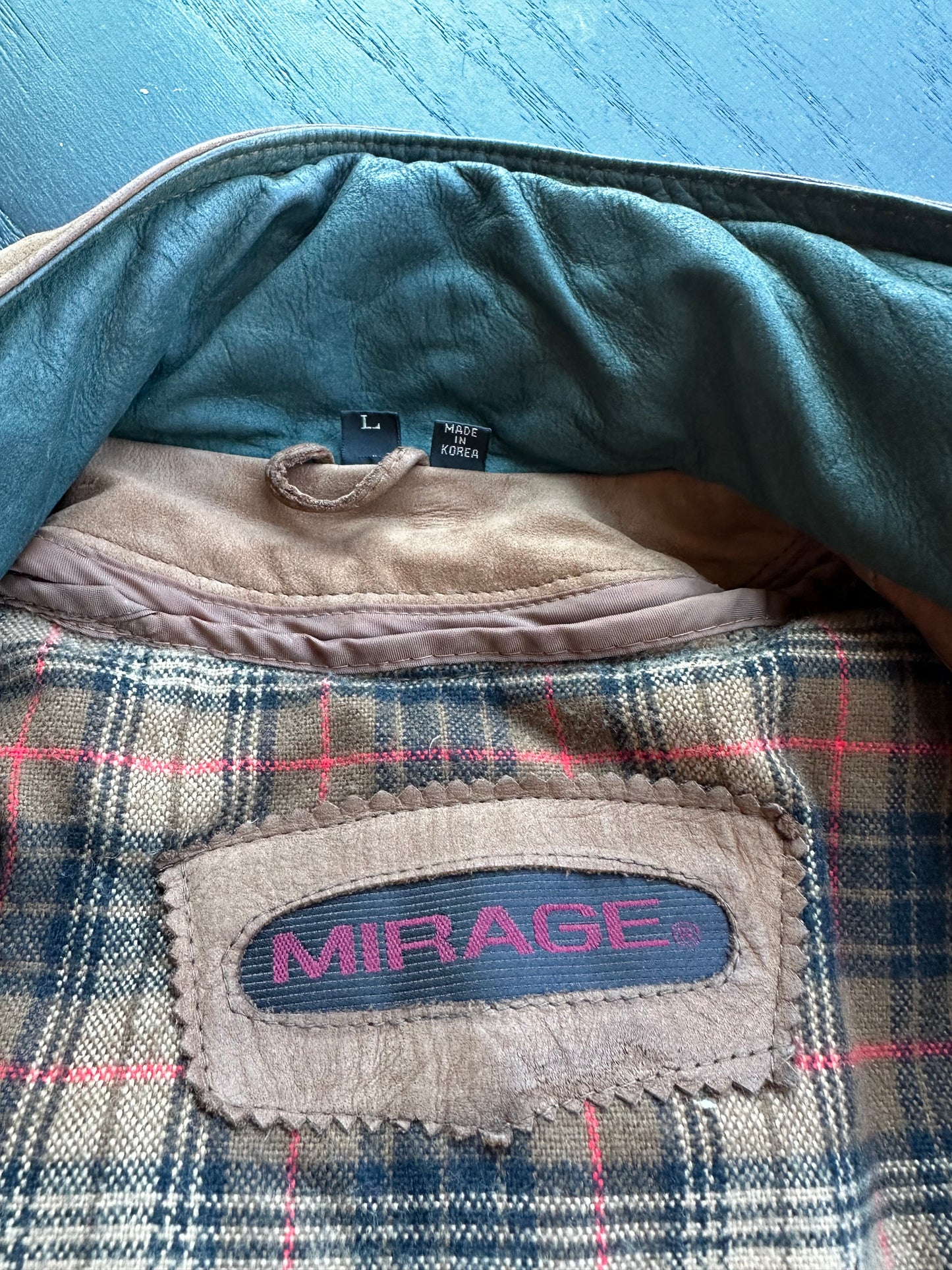 Vintage Mirage suede bomber