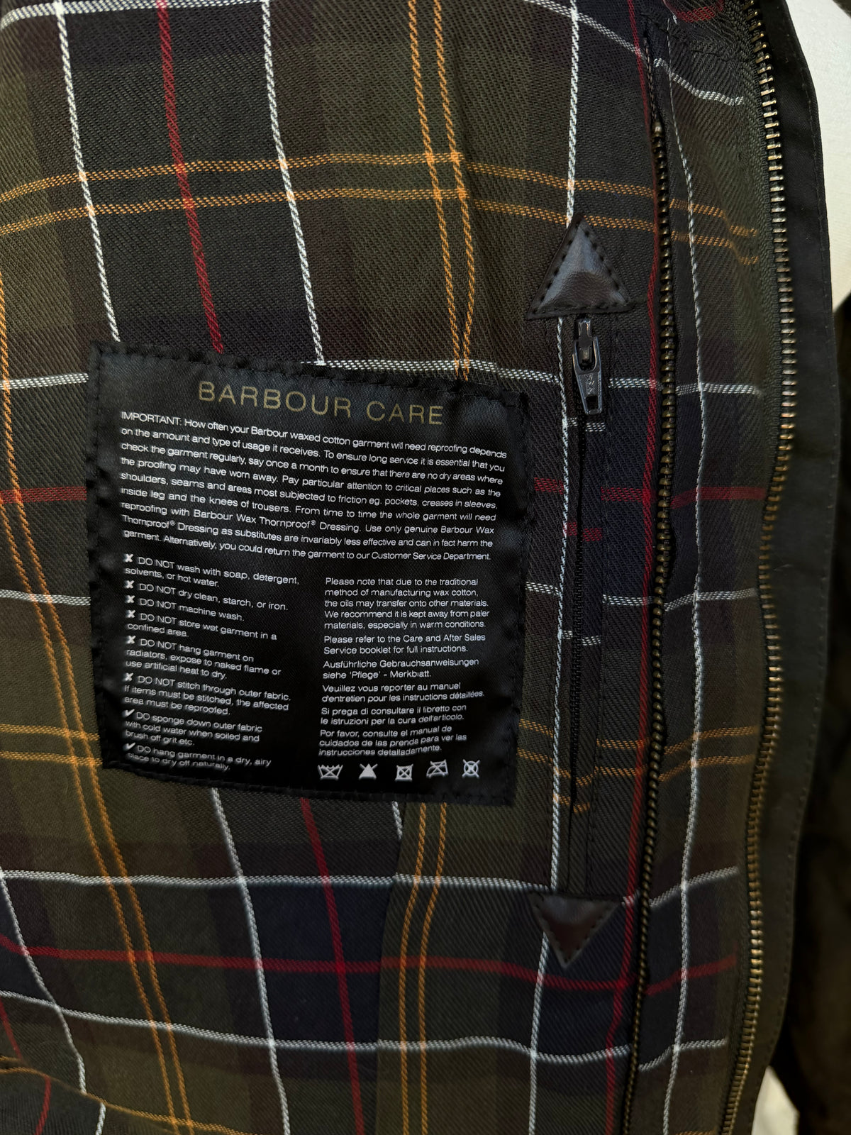 Barbour Classic Beadnell Wax jacket. Made in England