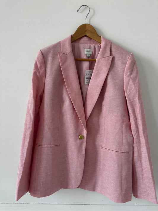 JCrew factory linen blazer. Size 12