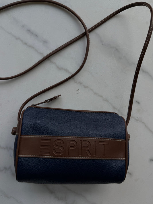 90s Esprit navy crossbody bag