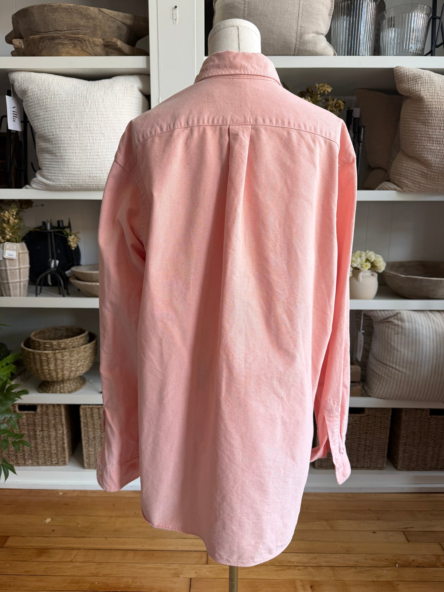 00 Ralph Lauren coral oxford button down