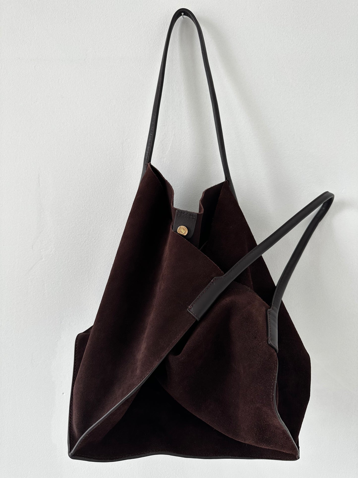 JCrew Berkeley brown suede tote