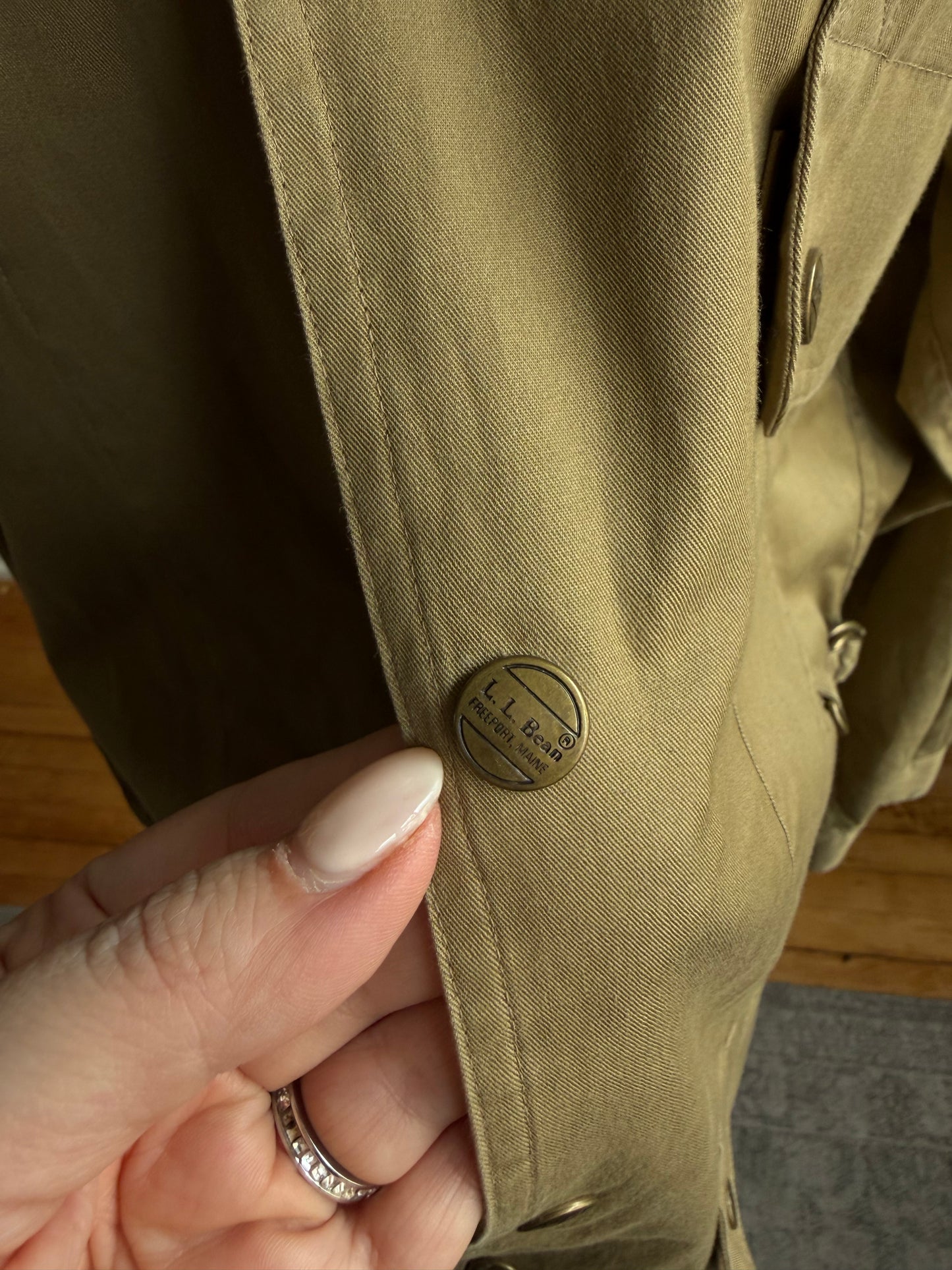 80s LL Bean light weight hunting jacket. Made in the USA. Fits XS-M