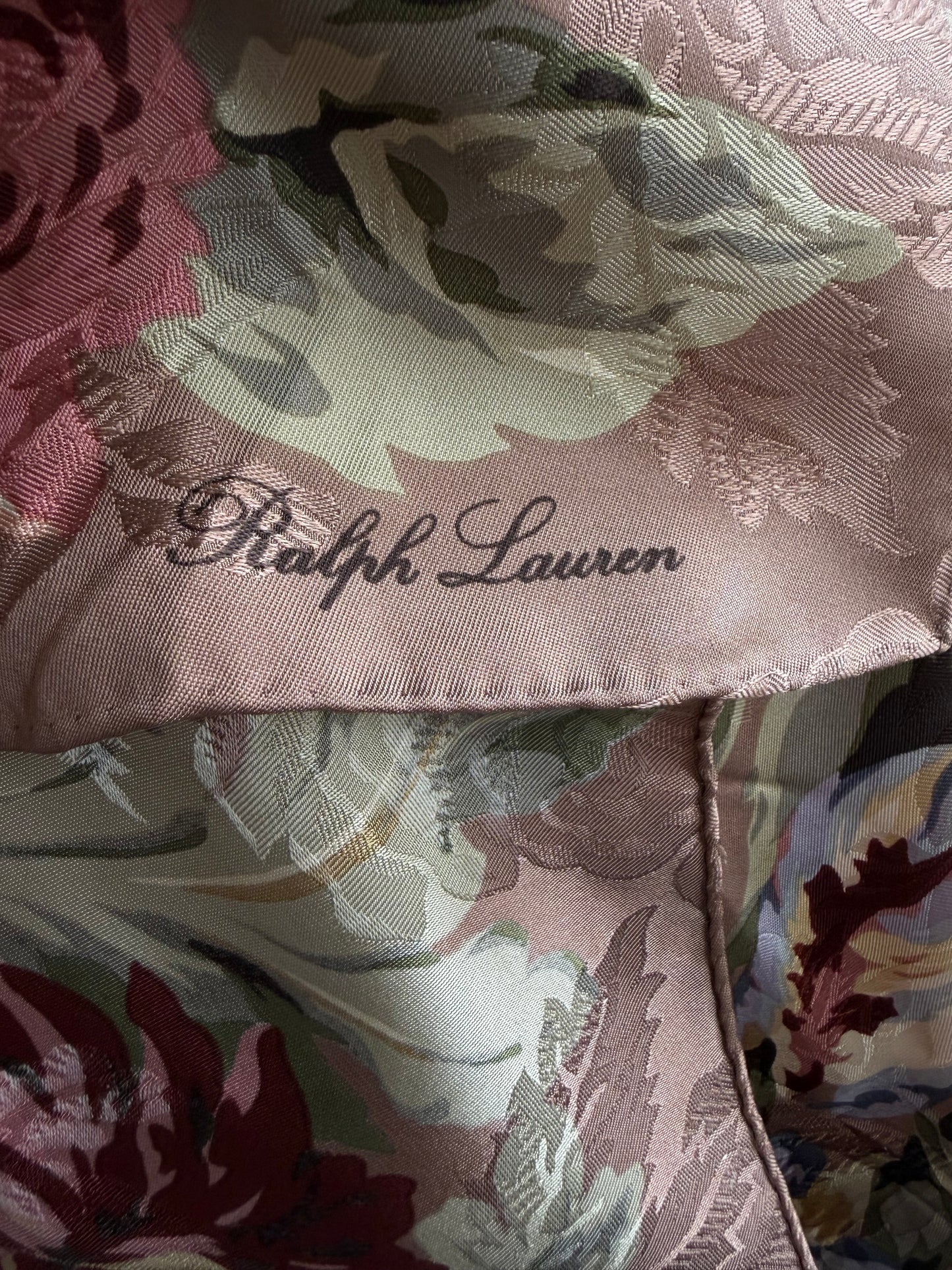 80s Ralph Lauren Silk Scarf. Made in Japan