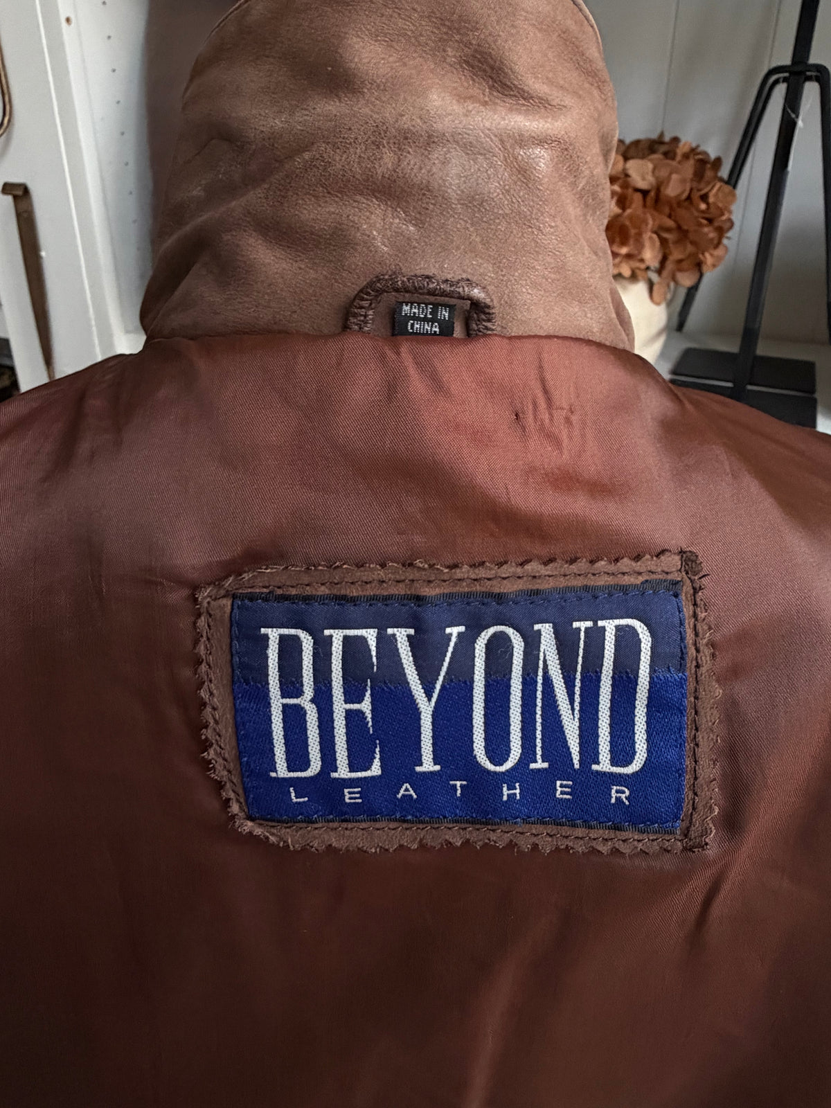 90s Beyond leather bomber. Fits XS-M petite