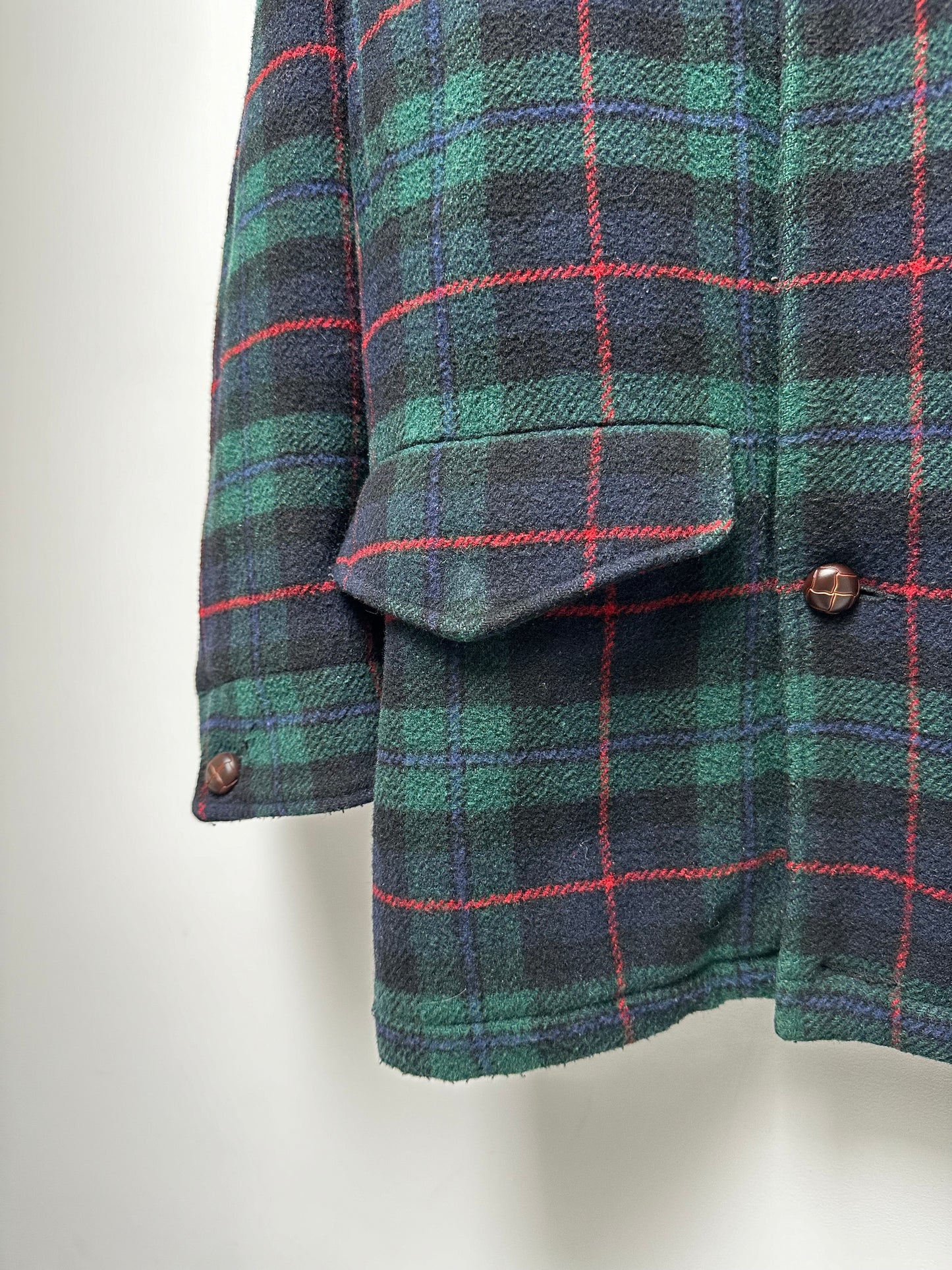 Vintage Gap wool plaid coat