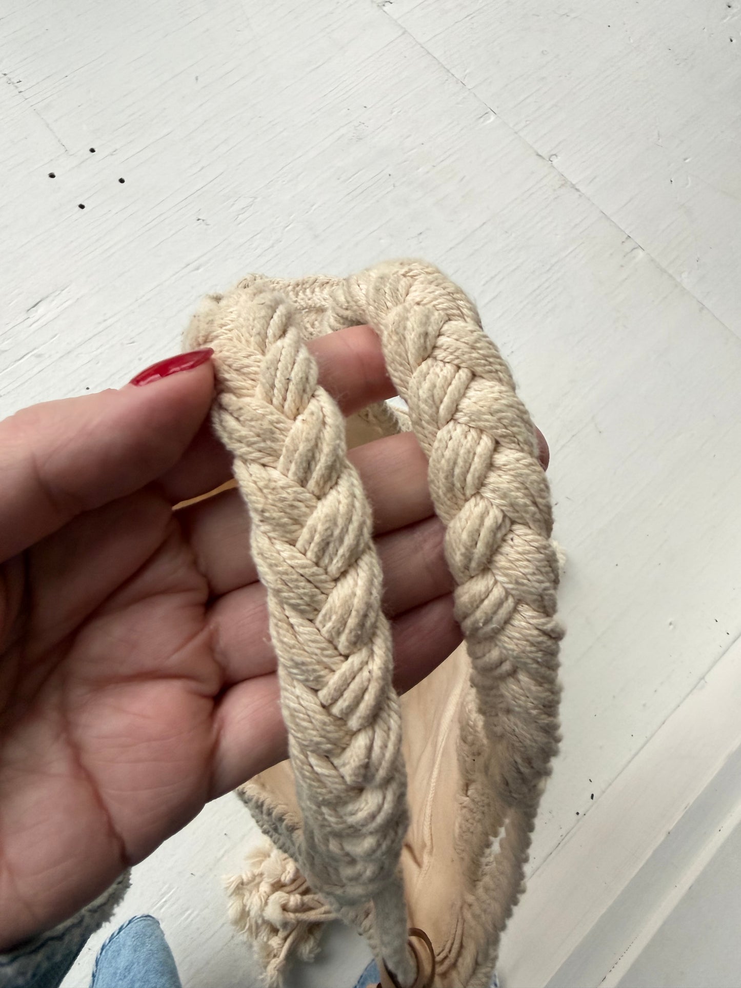 90s Polo Jeans Co crochet bag