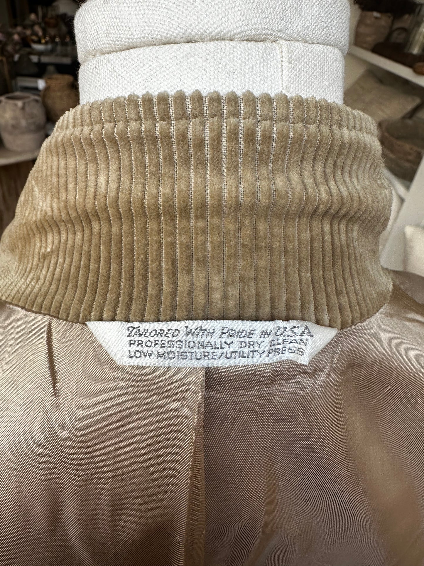 90s Land Ends corduroy blazer. Made in the USA