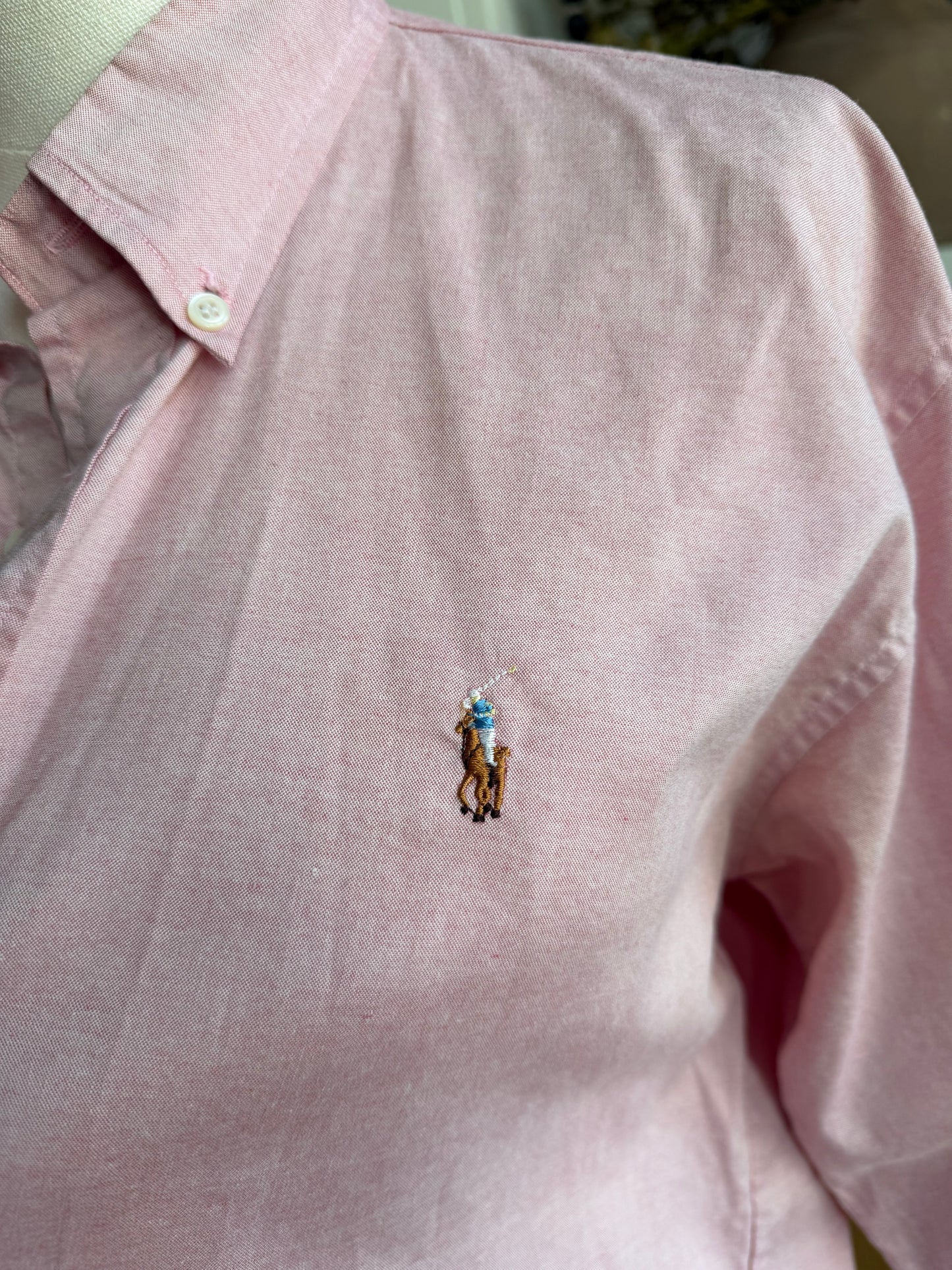 90s Polo Ralph Lauren pick poplin button down