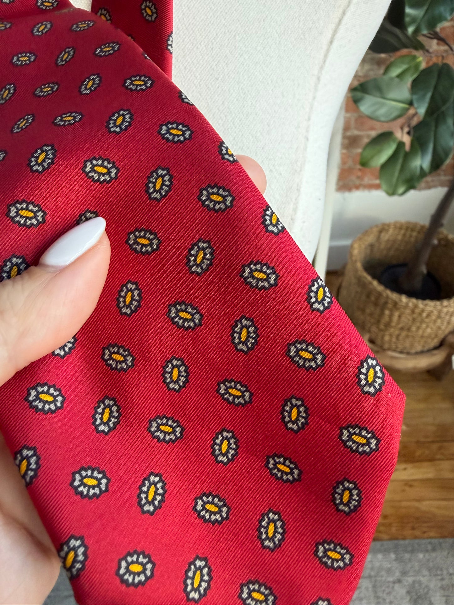 80s Brooks Brothers silk tie