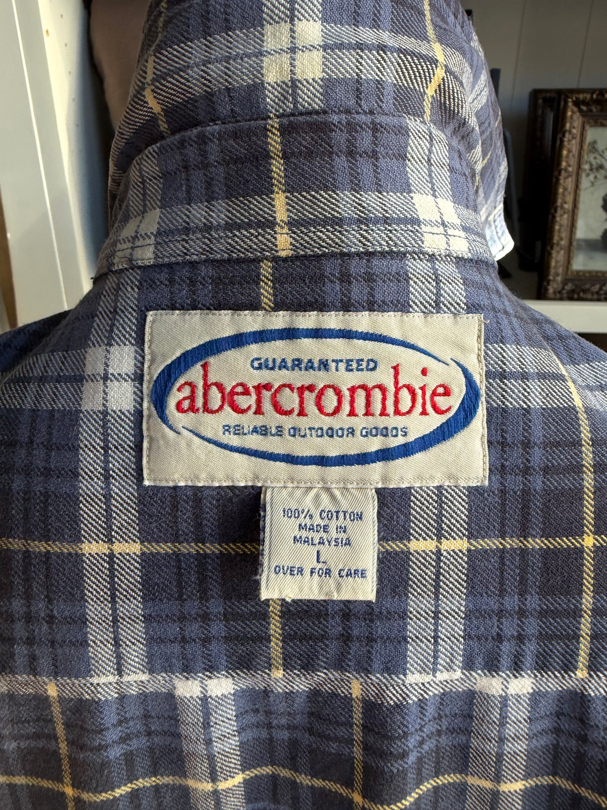 80s Abercrombie plaid button down