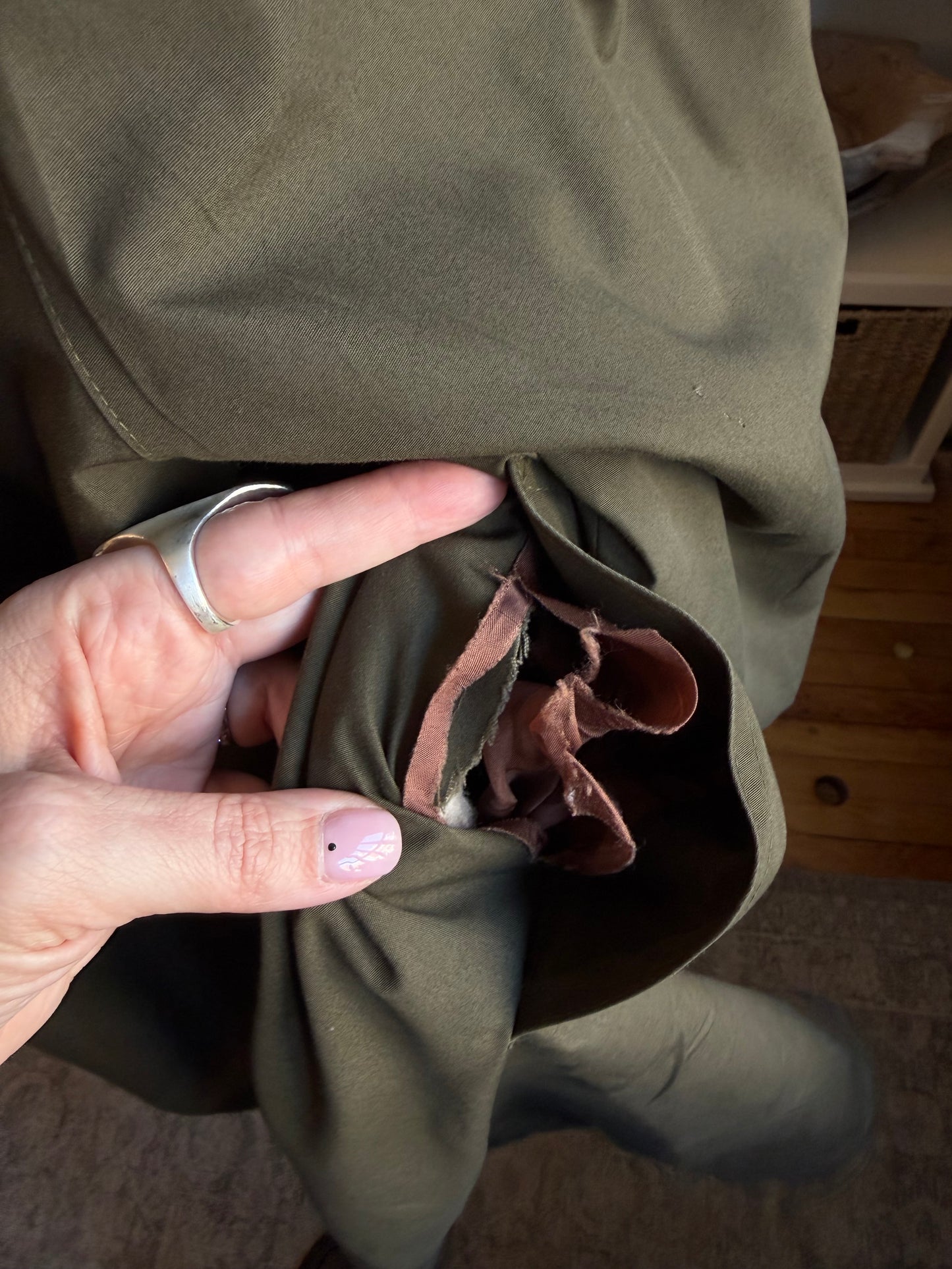 Vintage Incom green A line coat #16