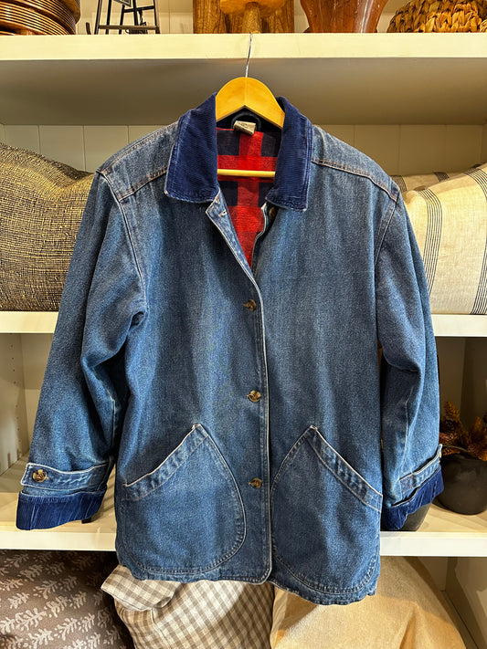 90s Out Brook vintage denim chore coat