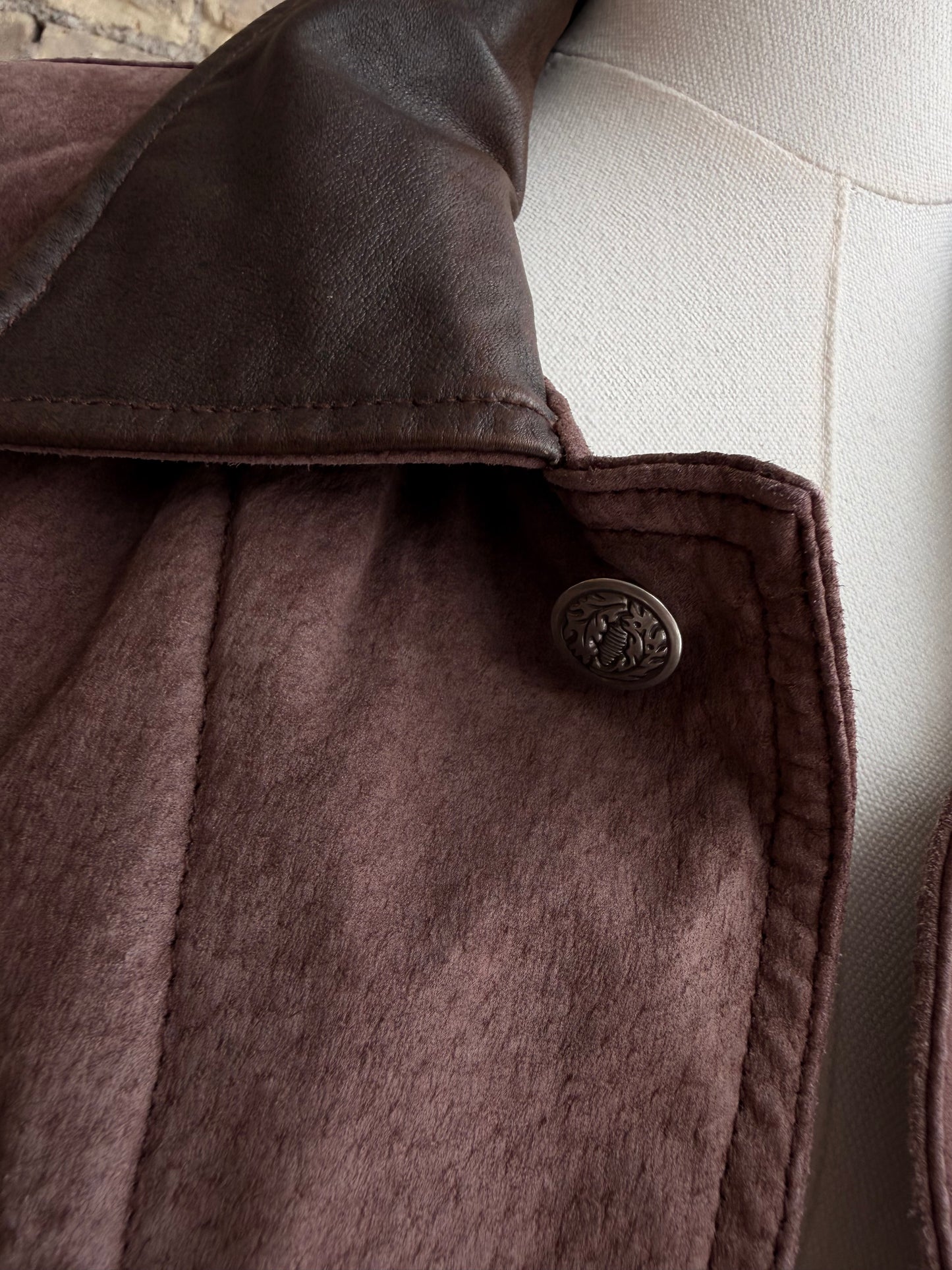 90s Greatland leather barn coat