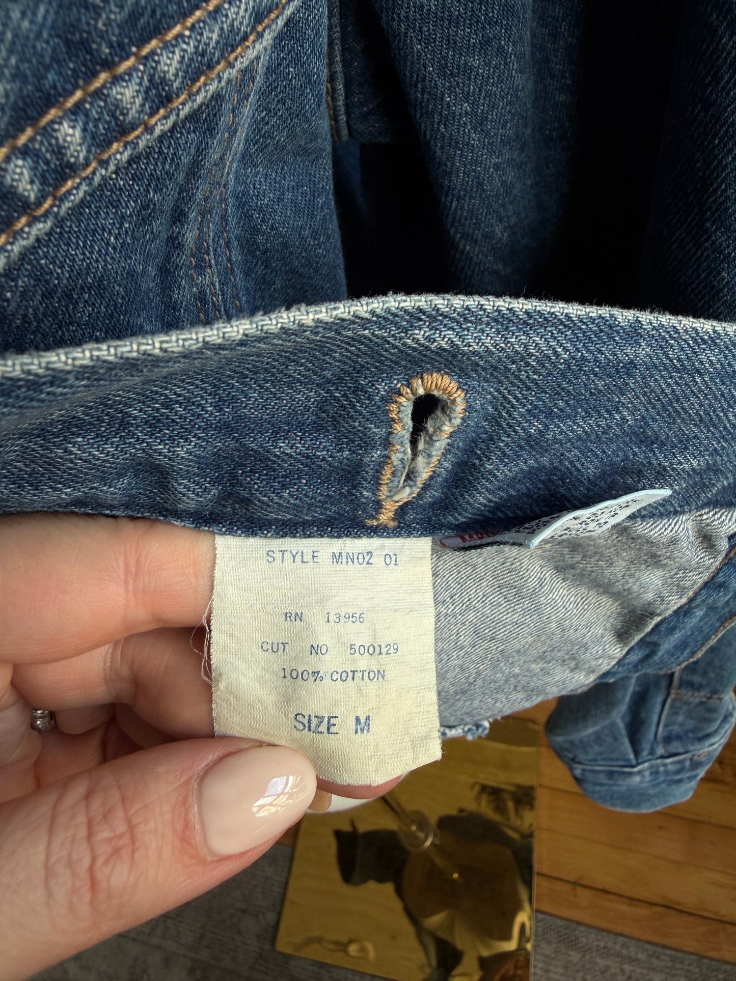 90s Calvin Klein denim jacket. Fits XXS-S