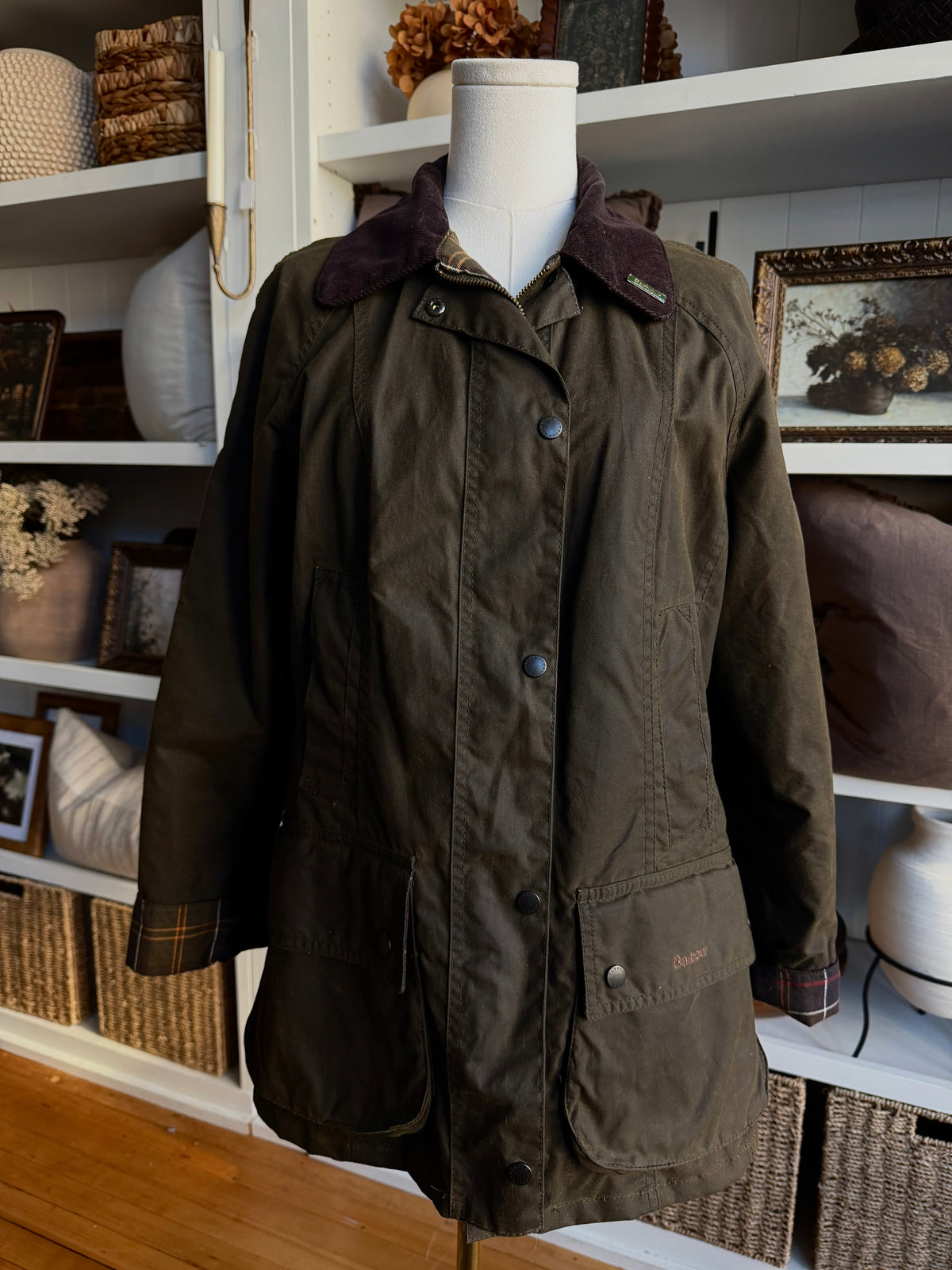 Barbour Classic Beadnell Wax jacket. Made in England