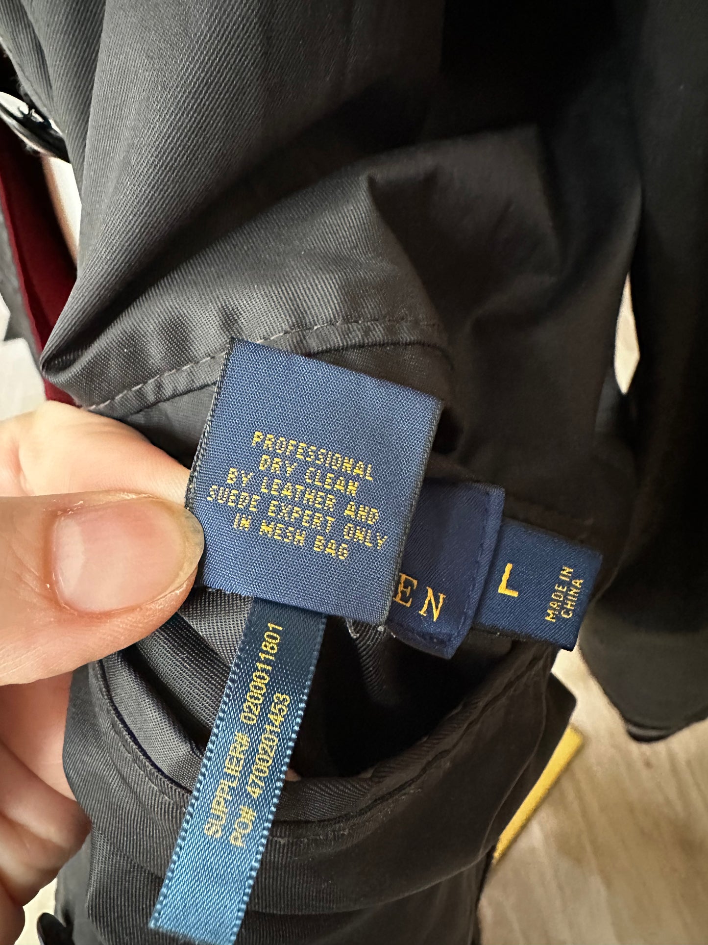 00s Polo Ralph Lauren reversible bomber jacket