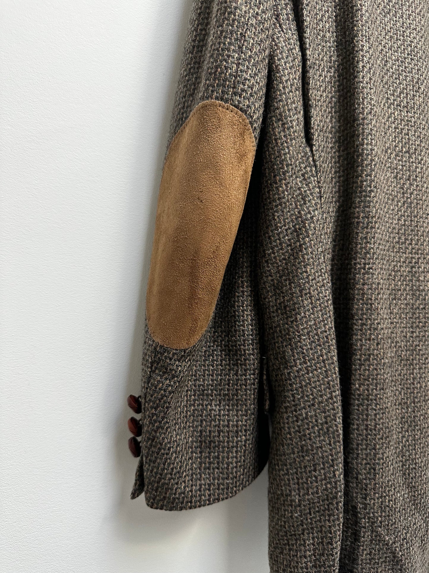 Vintage Tweed blazer with suede elbow patches