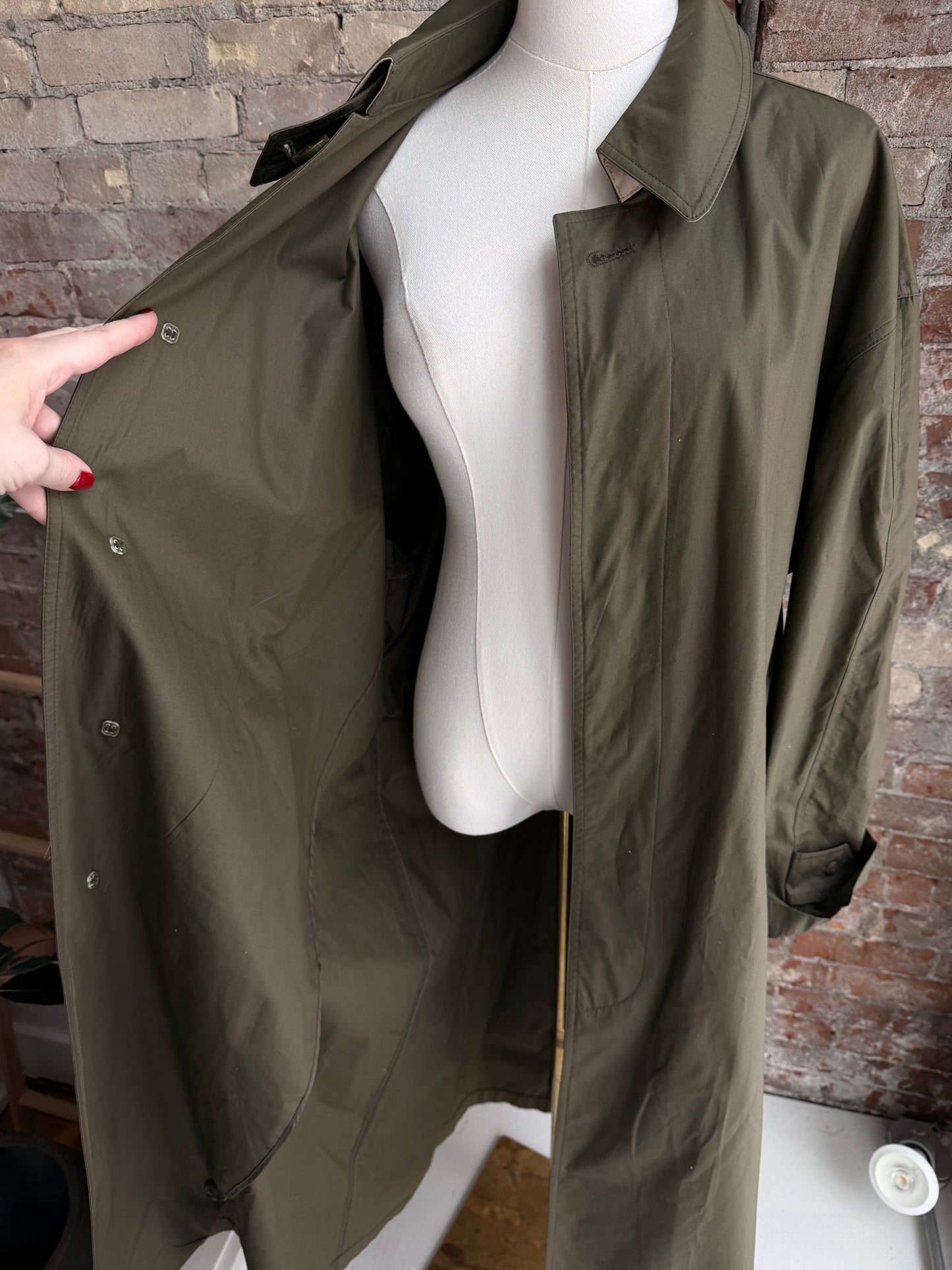 90s Context green light weight trench