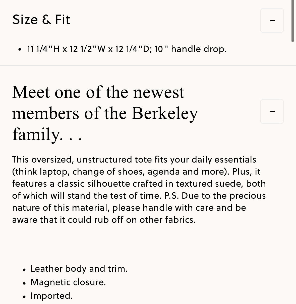 JCrew Berkeley brown suede tote