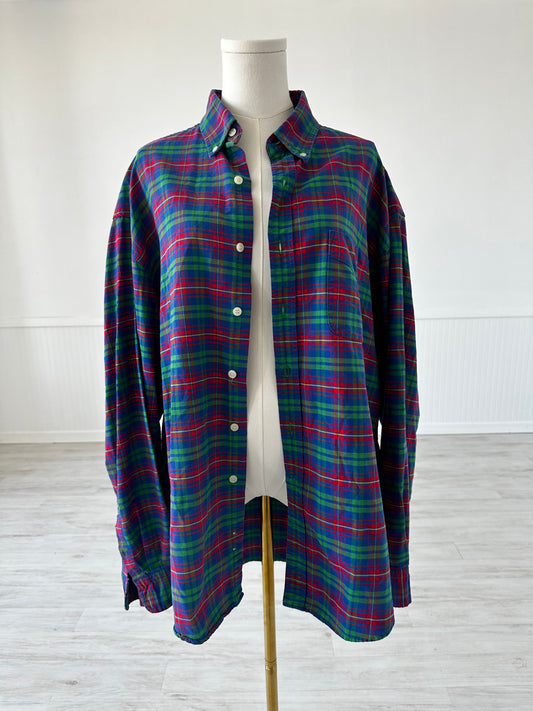 90s Gap plaid button down
