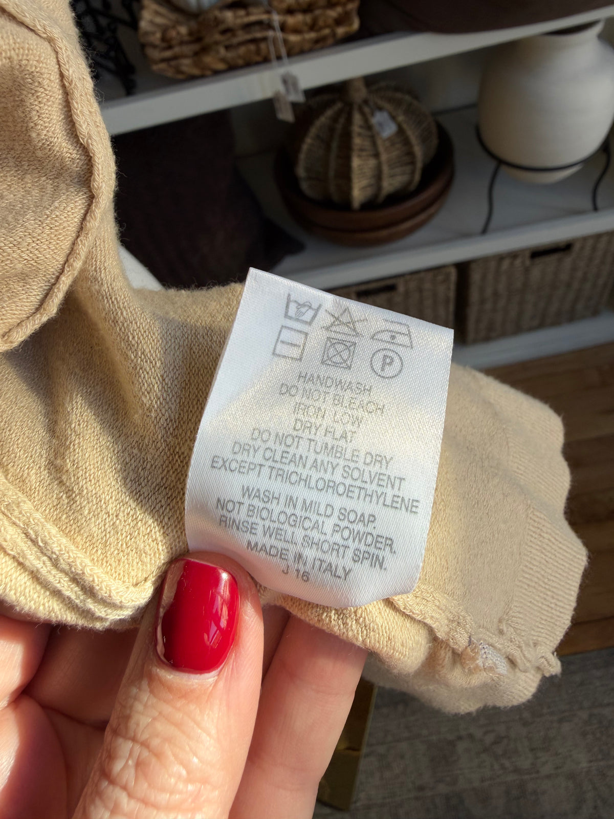 00s Burberry cotton cardigan. Made in Italy