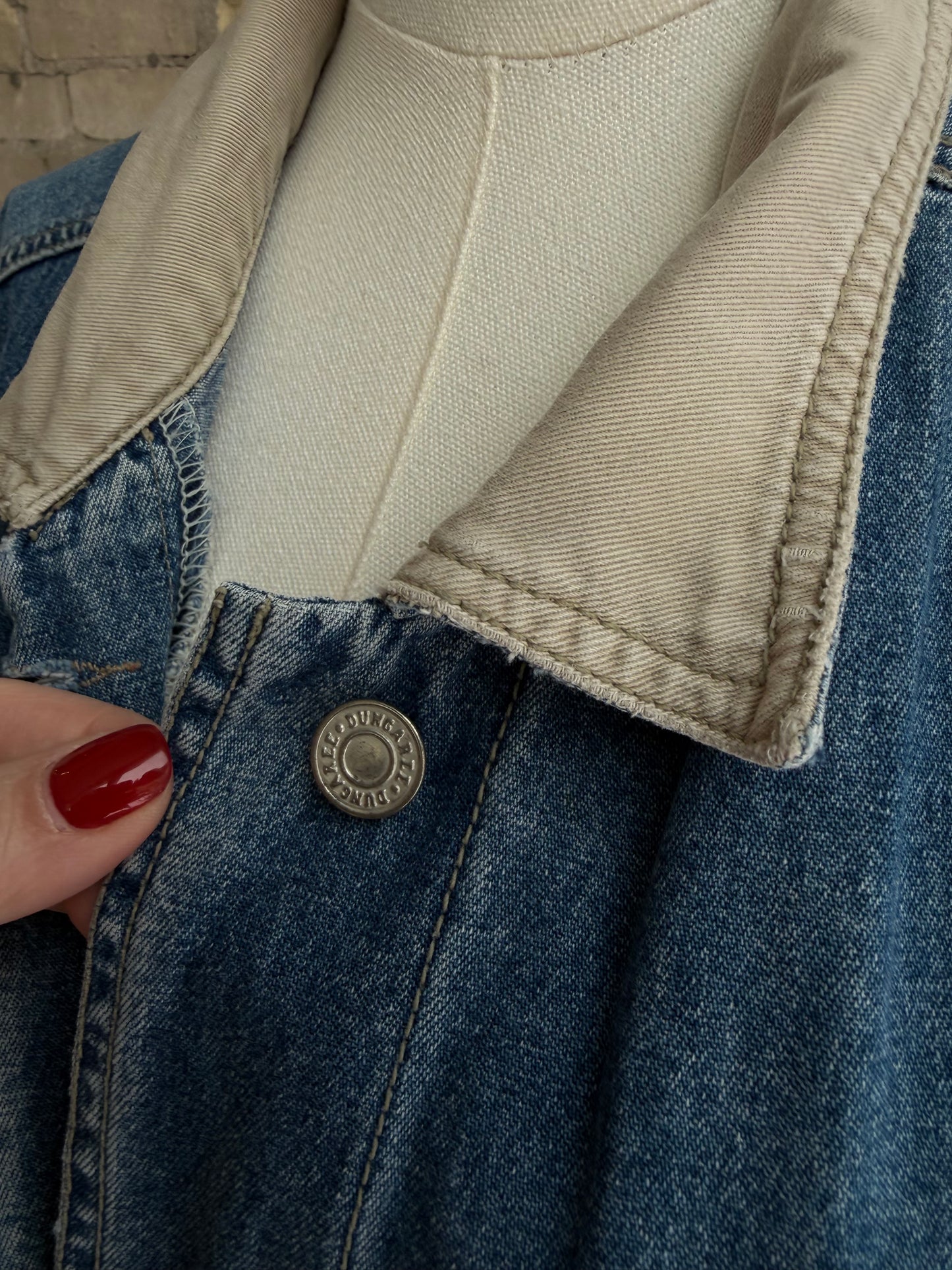 90s Cenza denim barn coat
