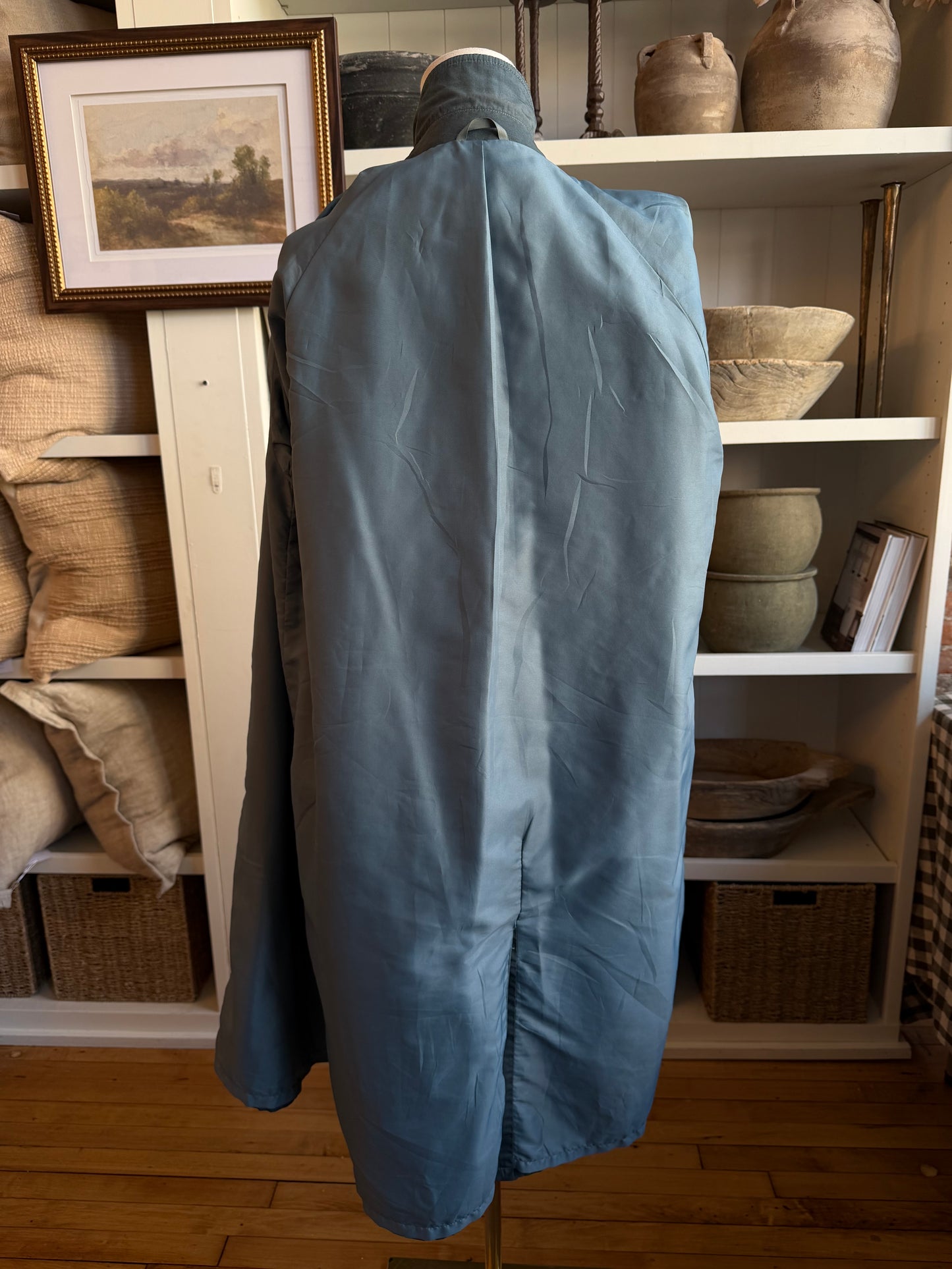 Vintage Kleiderhaus Classic blue trench #10