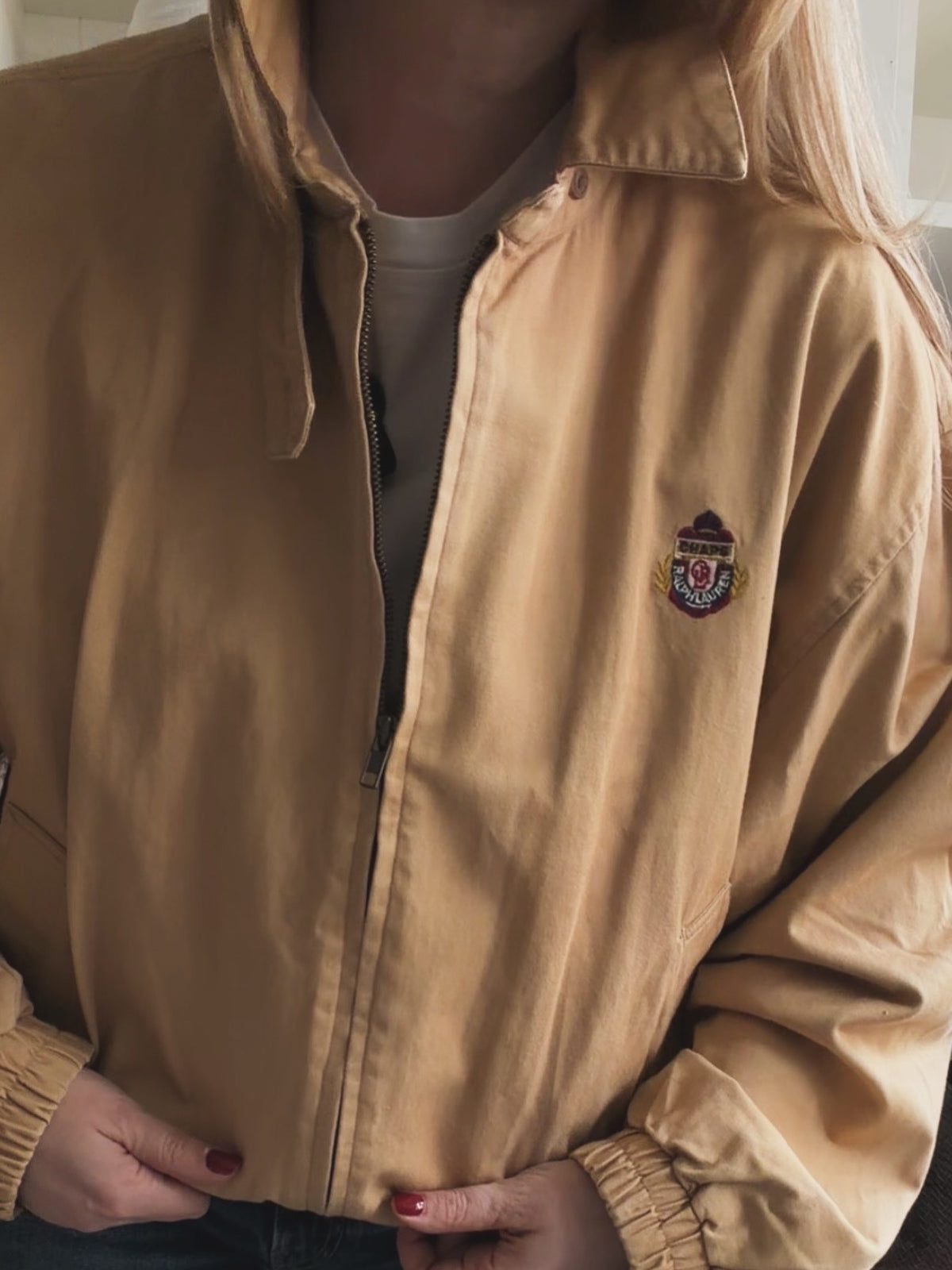 90s Chaps Ralph Lauren Harrington jacket. Fits M-XL