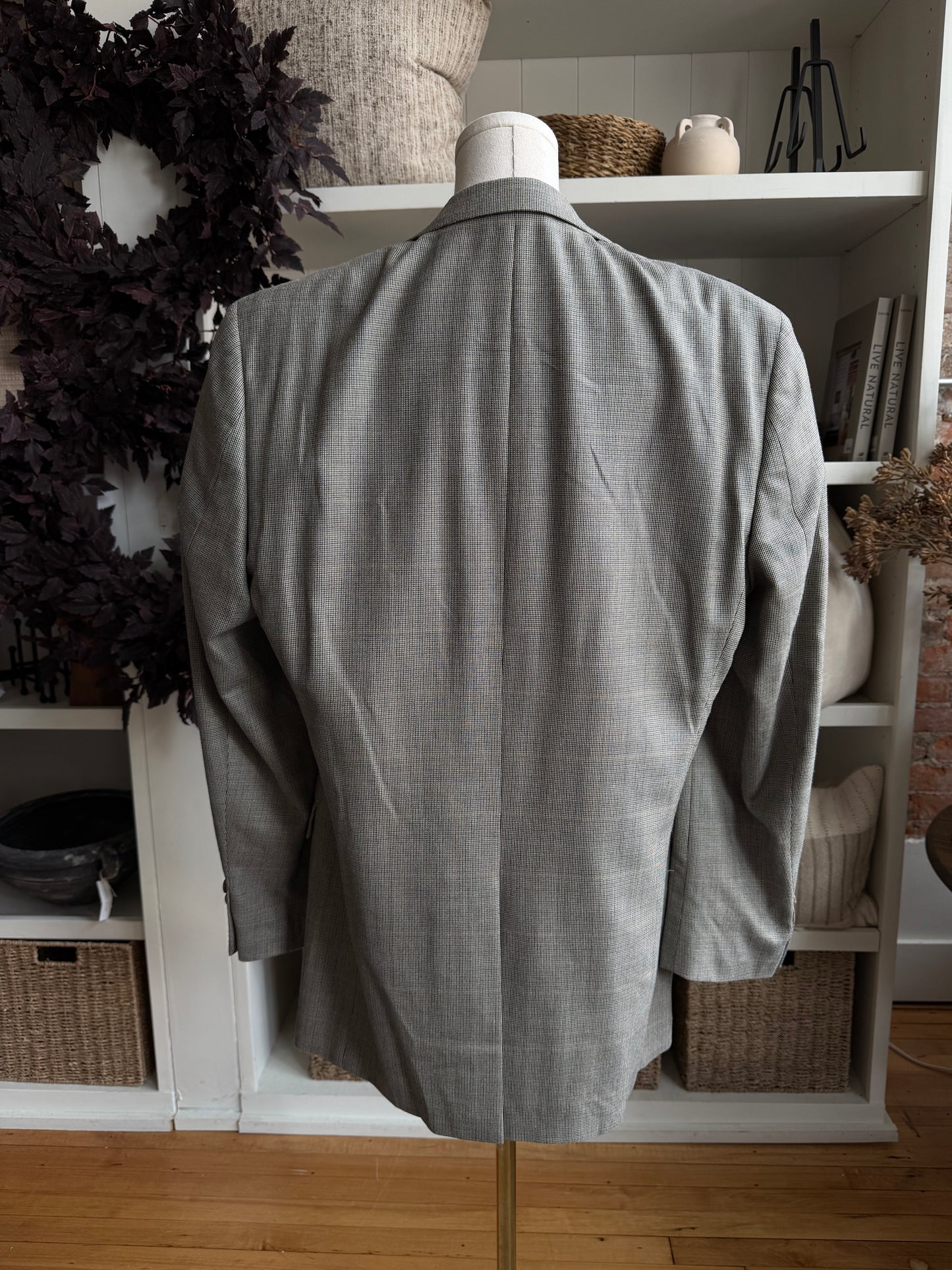 90s Lauren by Ralph Lauren silk wool blazer. Fits S-L