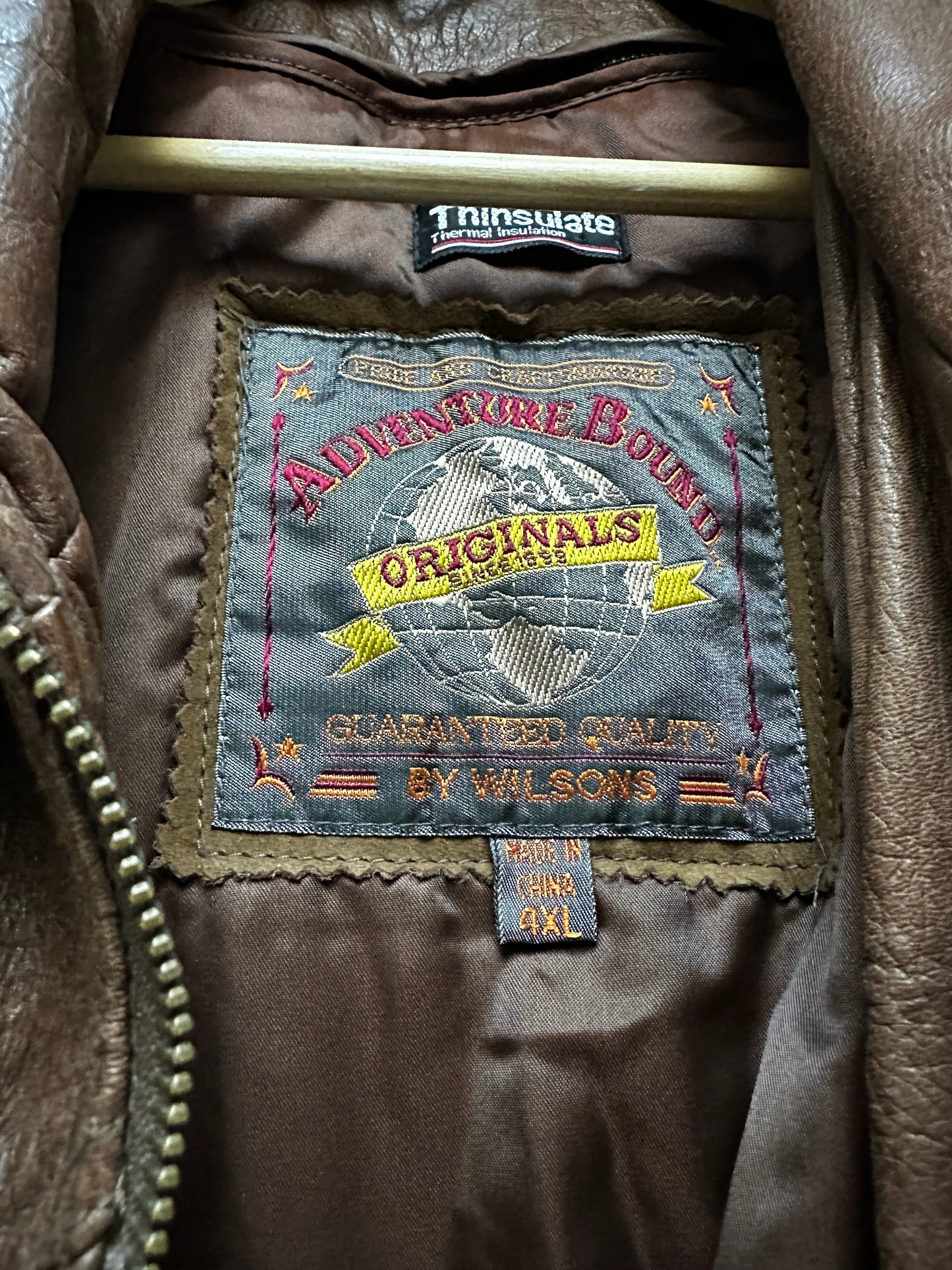 Vintage Adventure Bound by Wilsons leather bomber