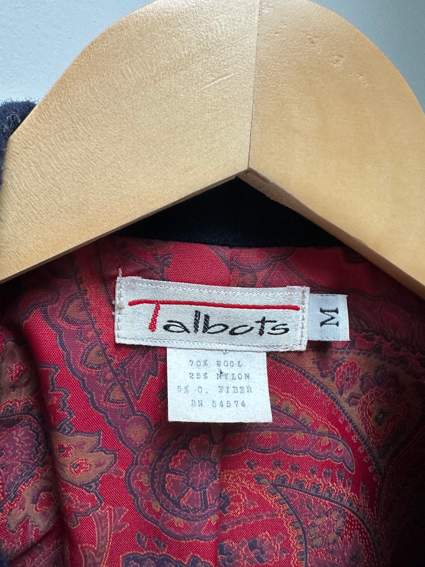 Vintage Talbots wool blazer