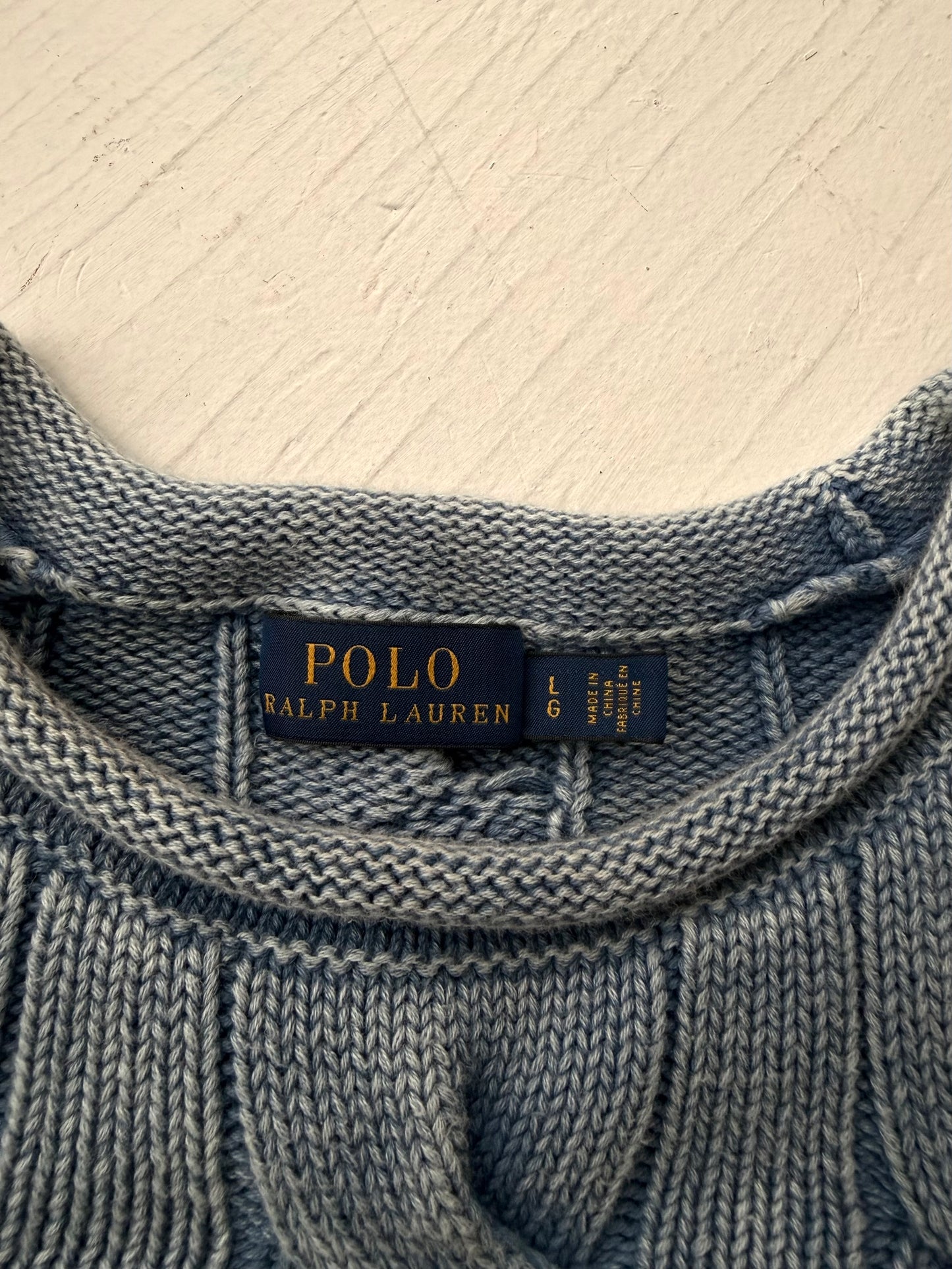 Polo Ralph Lauren cotton cable knit sweater