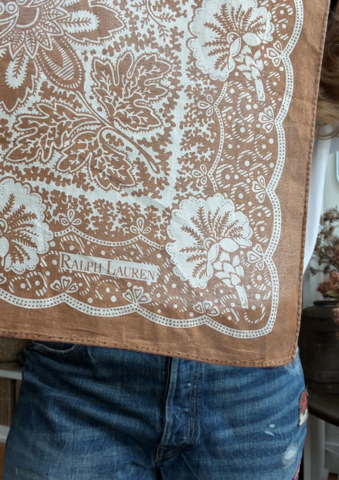 #12 Vintage Ralph Lauren scarf