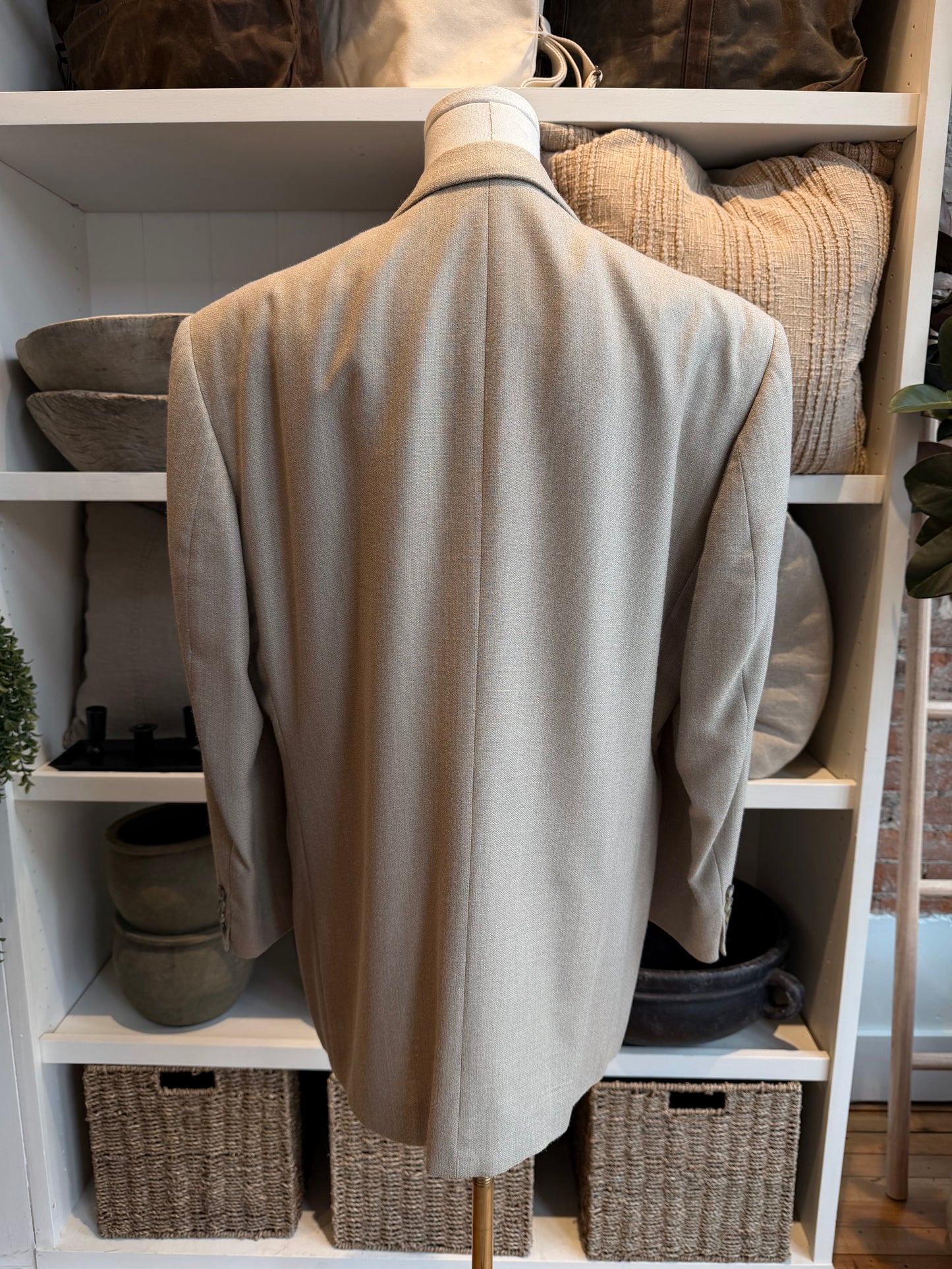 Oscar De La Renta wool silk blazer